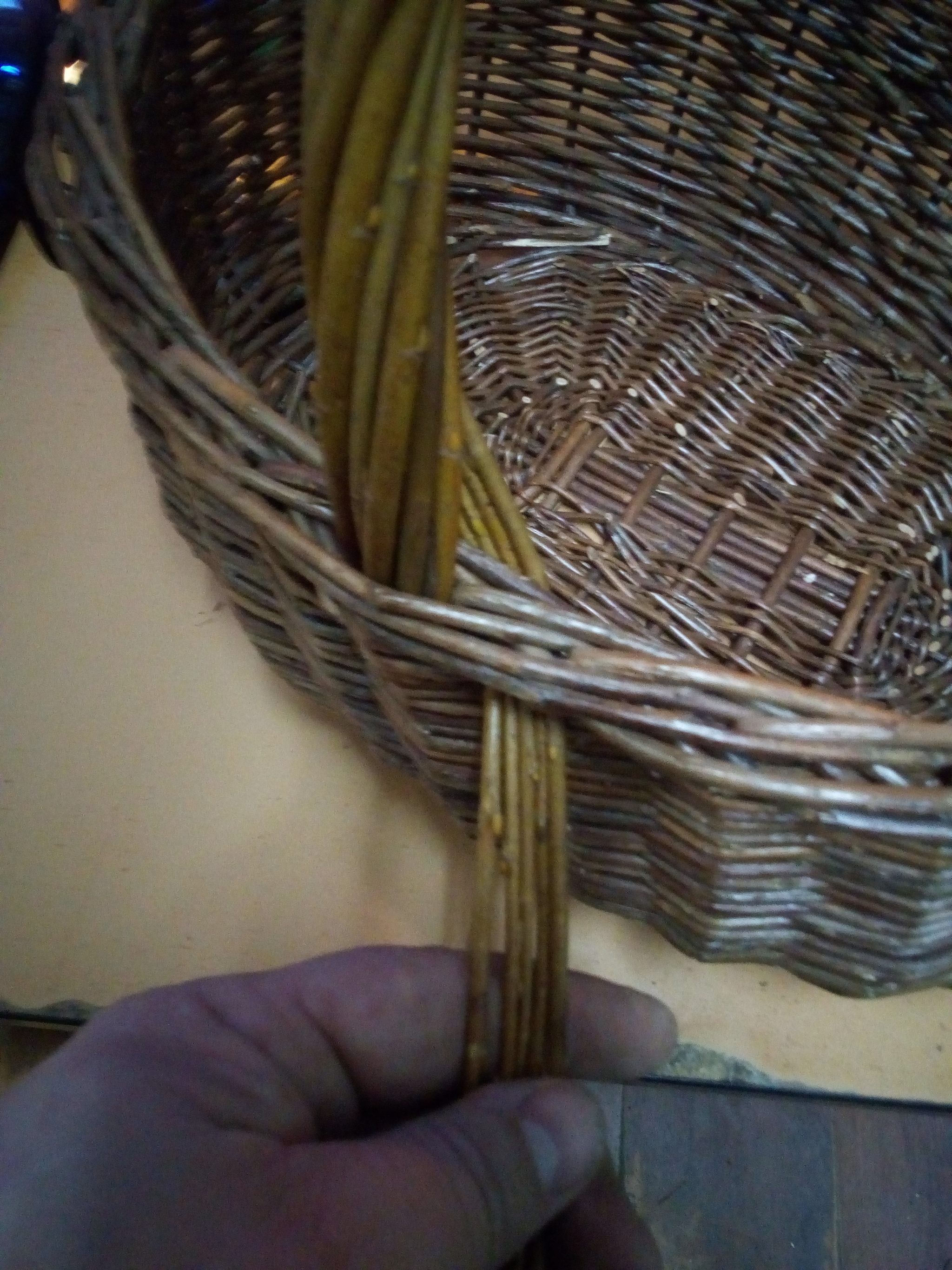 LET'S MAKE A HANDLE! - My, Weaving, Basket, Longpost, Needlework with process, Craft