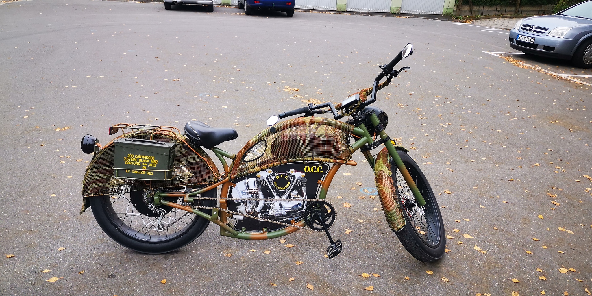 A real bike! - My, Moto, A bike, Germany, Needlework, Outlook, Longpost