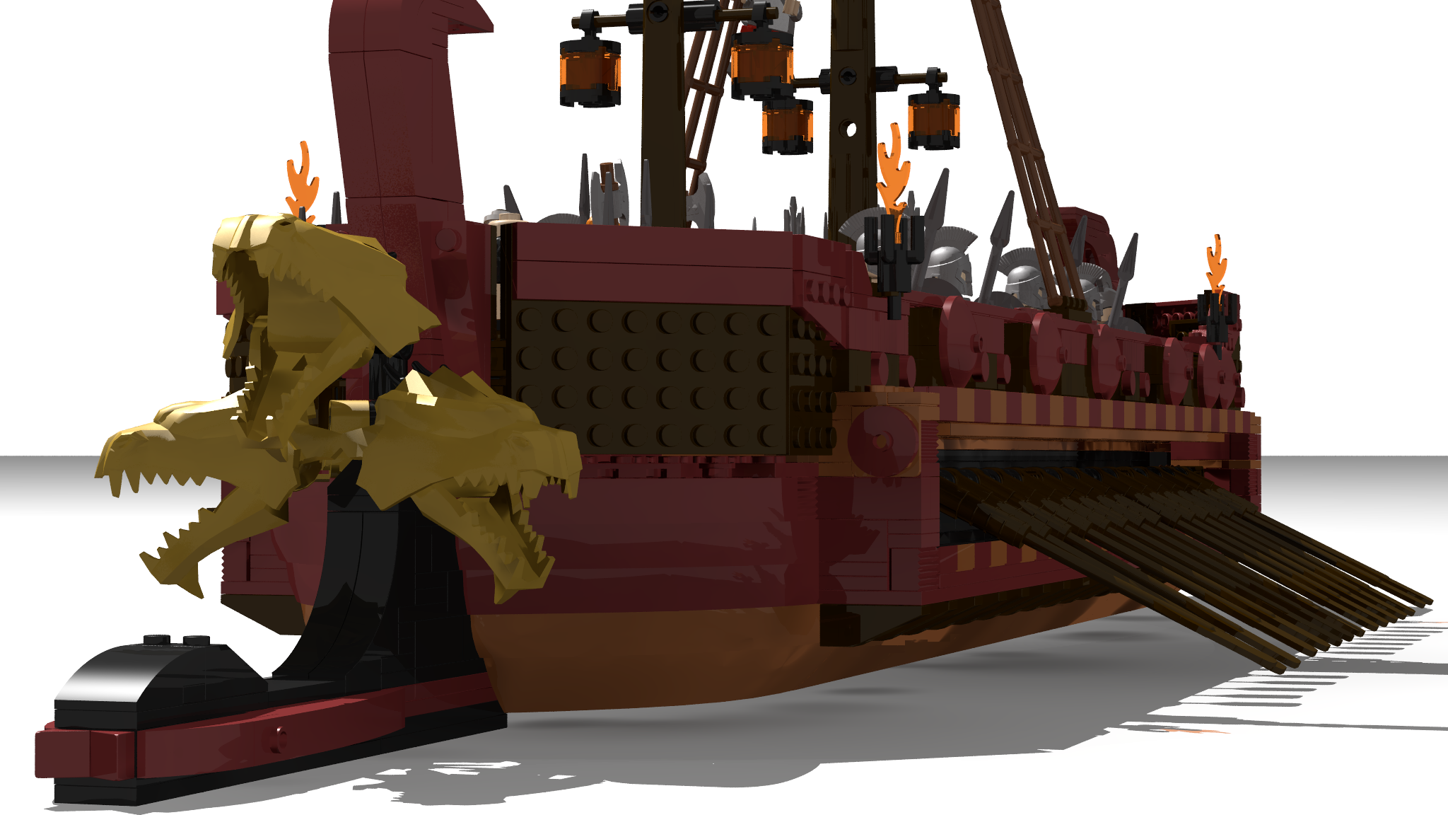 Lego Argo (Legendary Ship) - My, Lego, Ship, Myths, Ancient greek mythology, Legend, Greece, Toys, Longpost