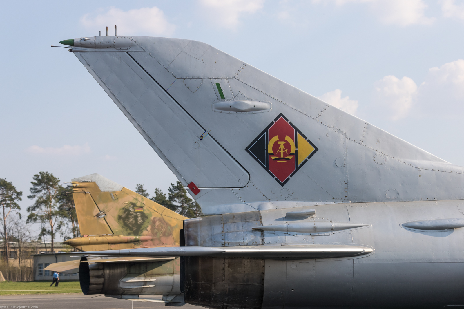 MIG-21F-13. German exhibit. - GDR, MiG-21F-13, Longpost