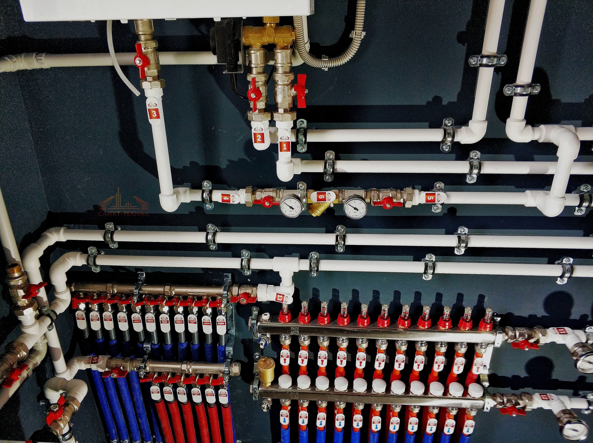 September 04, 2019. ALAKULYA - My, Boiler room, Boiler room, PPR, Strapping, Installation, House, Cottage, Engineering, Longpost