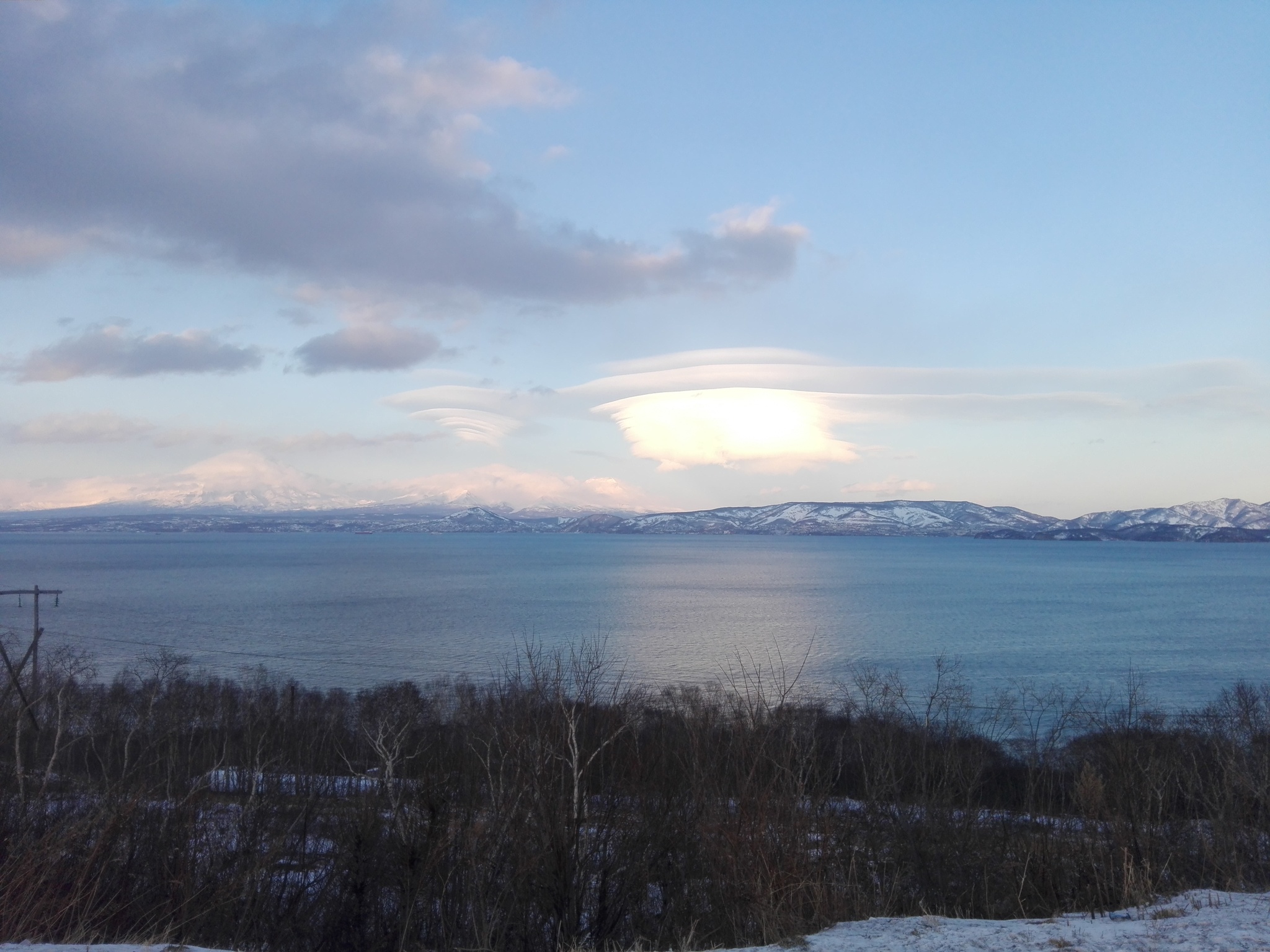 Unusually shaped clouds - My, Kamchatka, Clouds, Petropavlovsk-Kamchatsky, Longpost