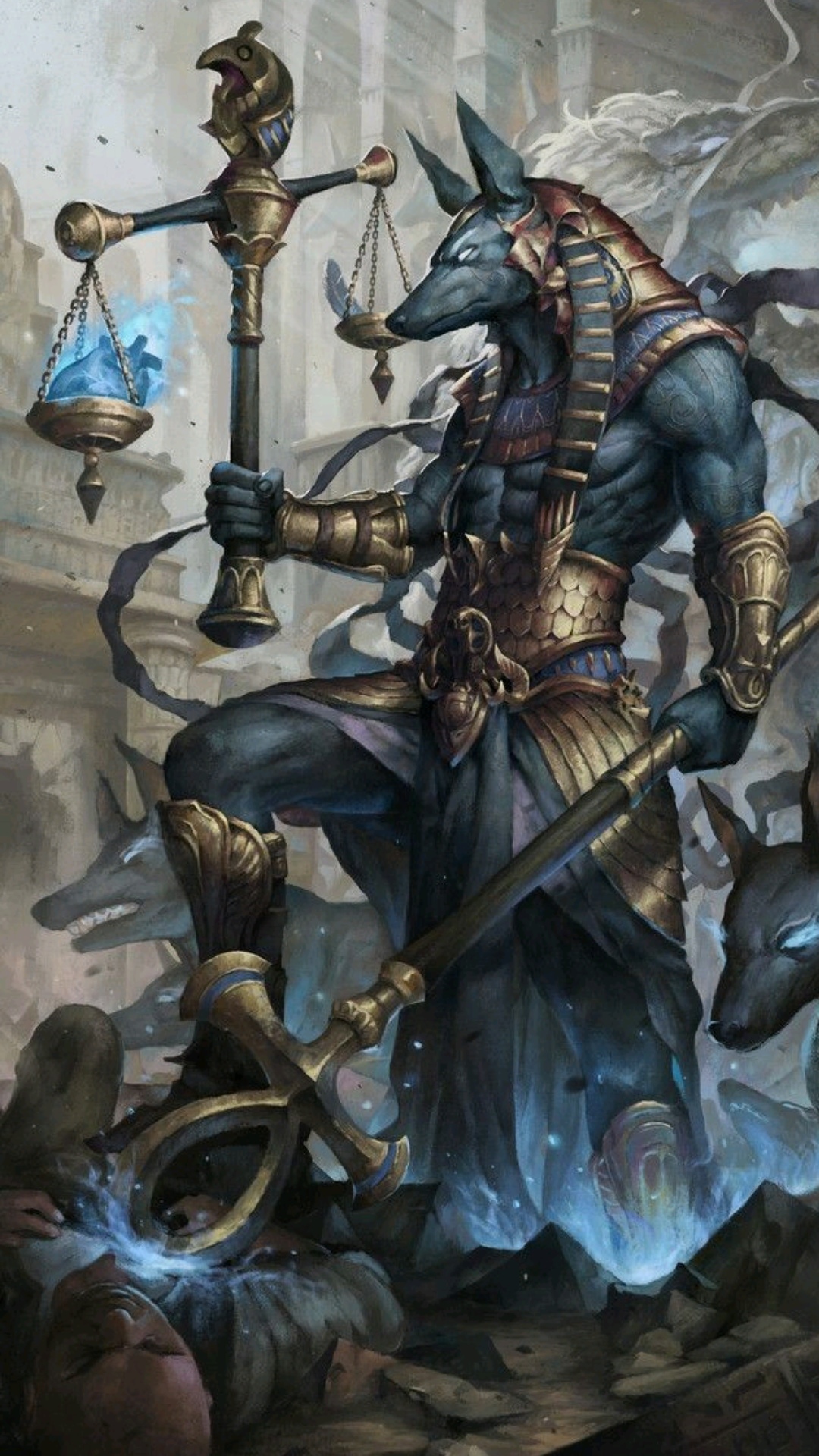 Anubis - Full HD phone wallpaper - Anubis, Phone wallpaper, Longpost, Egyptian gods