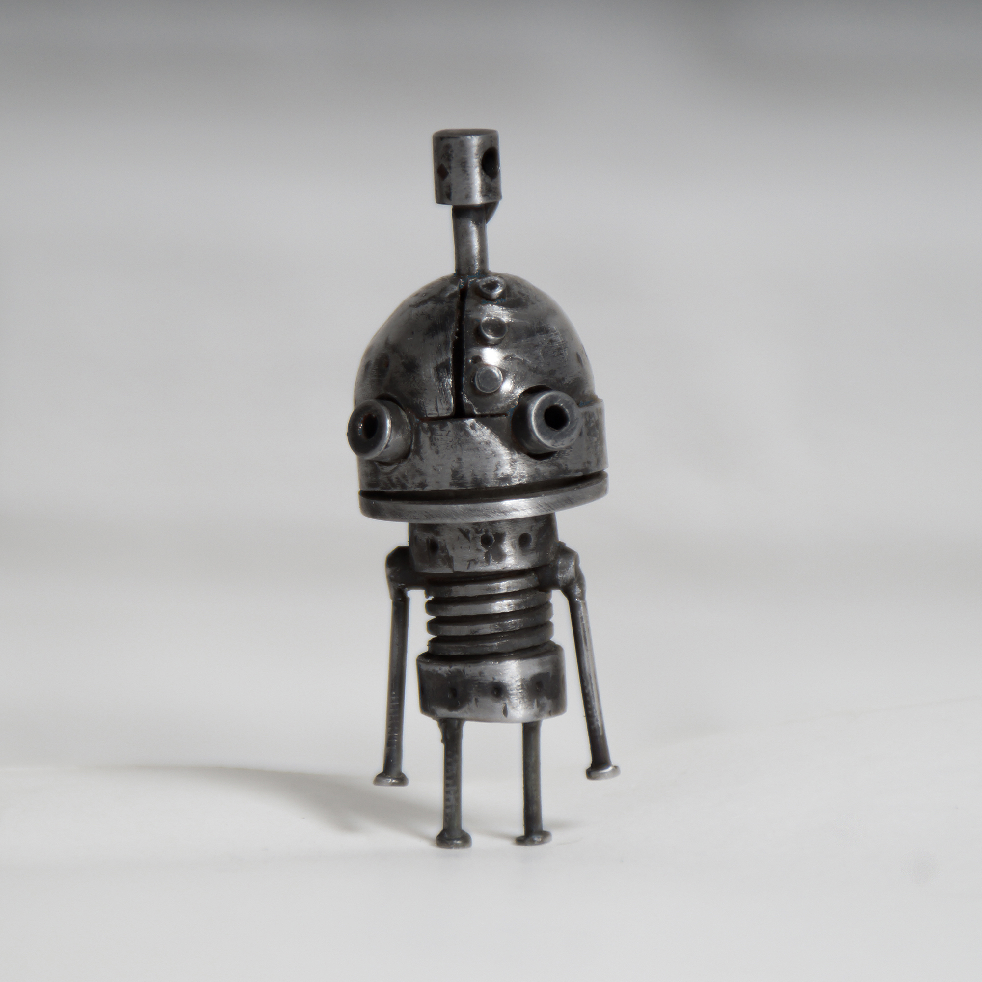 Josef from Machinarium - Keeper of the Keys - My, Machinarium, Keychain, Friday tag is mine, Steampunk, Handmade, Art welding, Longpost, Needlework without process