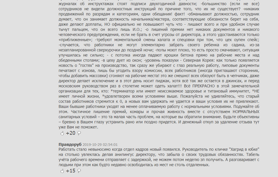 Отзыв о работодателе | Пикабу