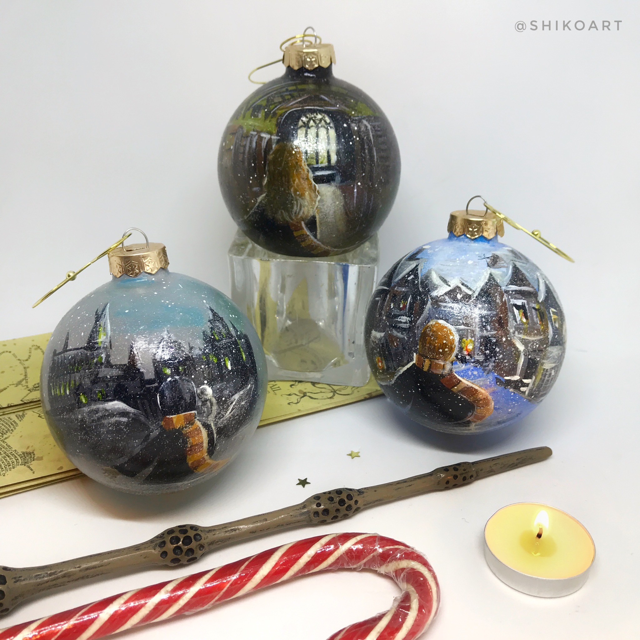 “And here I am playing with balls” - My, New Year, Christmas decorations, Creation, Drawing, Interesting, Presents, Friday tag is mine, Video, Longpost