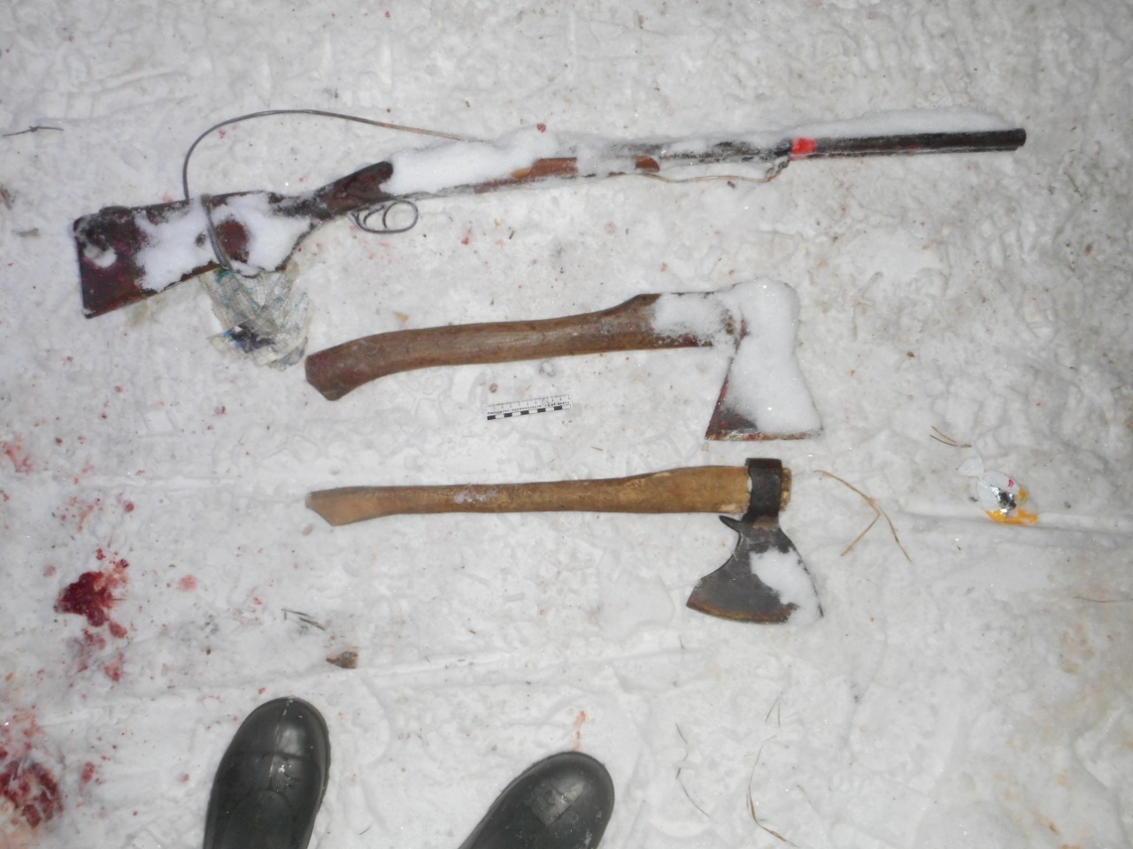 In the Urals, a poacher and a huntsman had an ax fight - Poachers, Huntsman, Ural