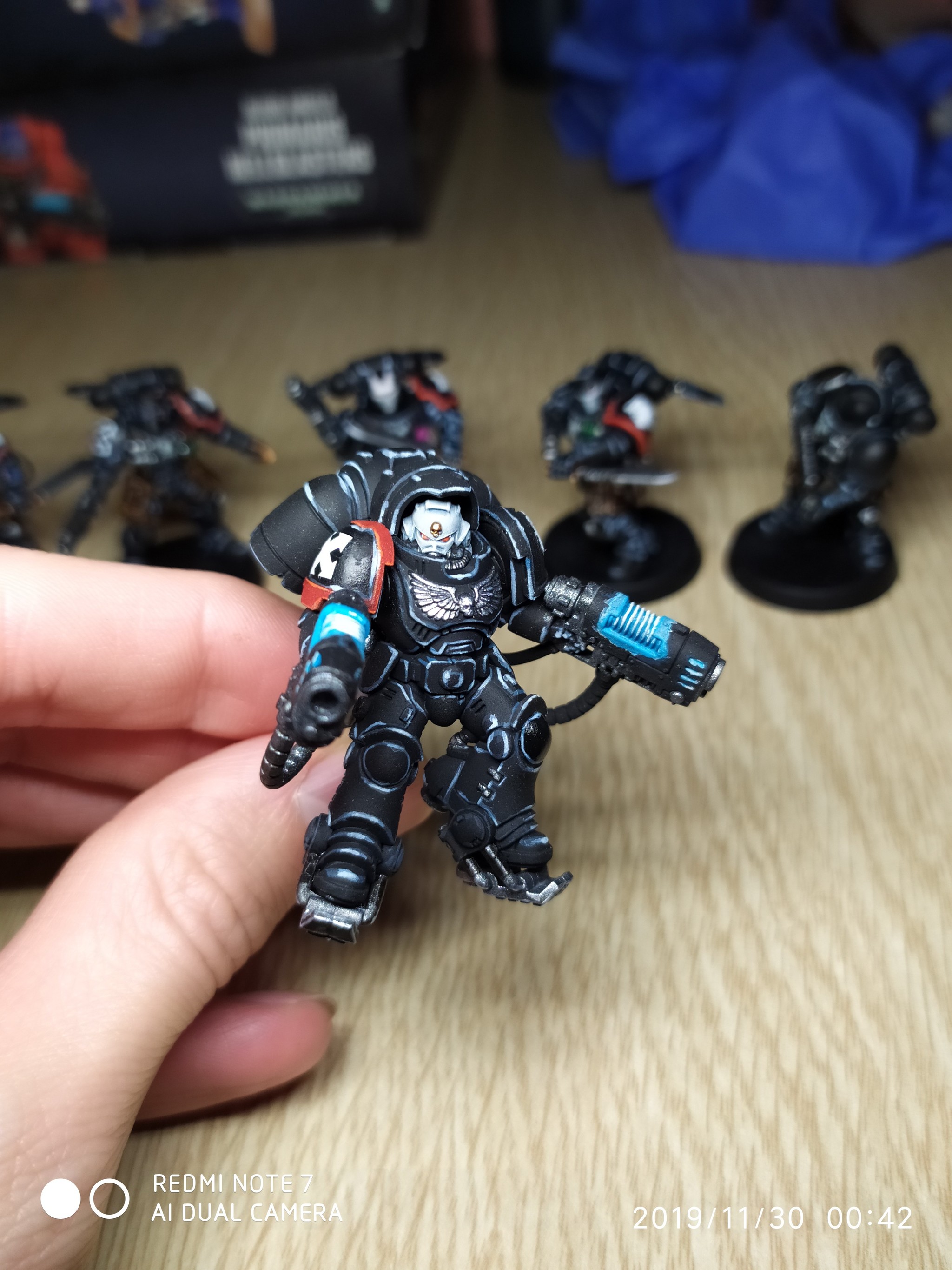 Raven Guard - My, Warhammer 40k, Raven guard, Wh miniatures, Wh painting, Hobby, Attempt at writing, Longpost