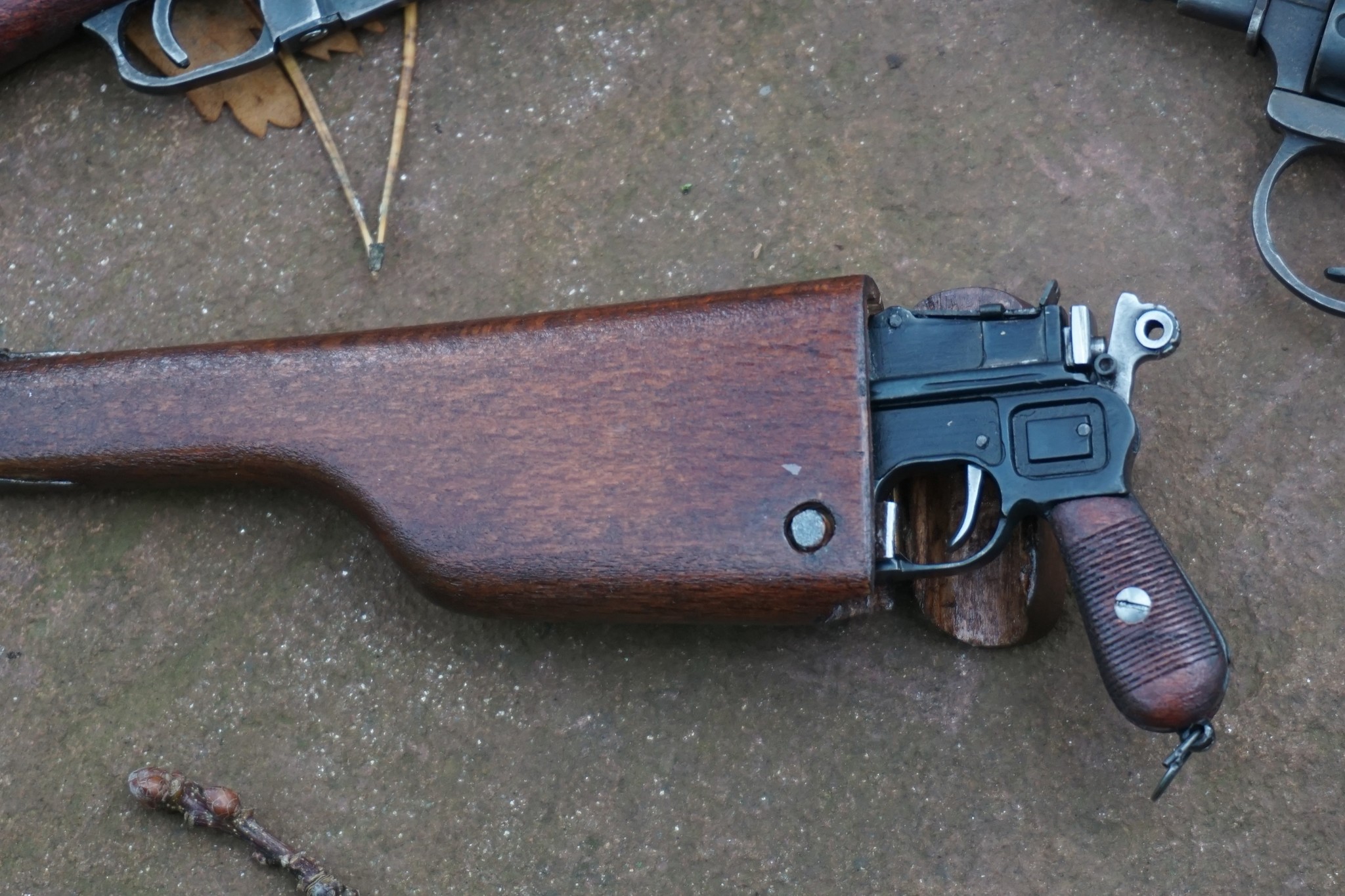 Miniature shooting Mauser S.96 - My, Mauser, Weapon, Homemade, Article, CNC, The photo, Video, Longpost