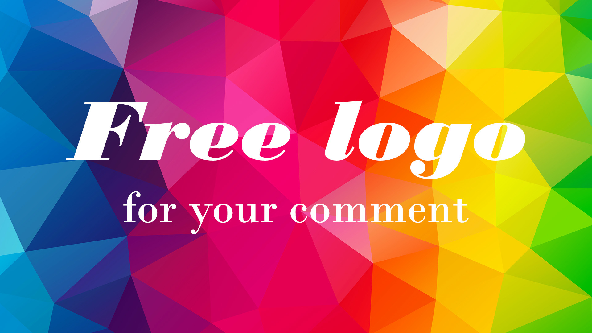 Free logo for your comment, part 3 - My, Logo, Freebie, Is free, Free, Longpost, Design