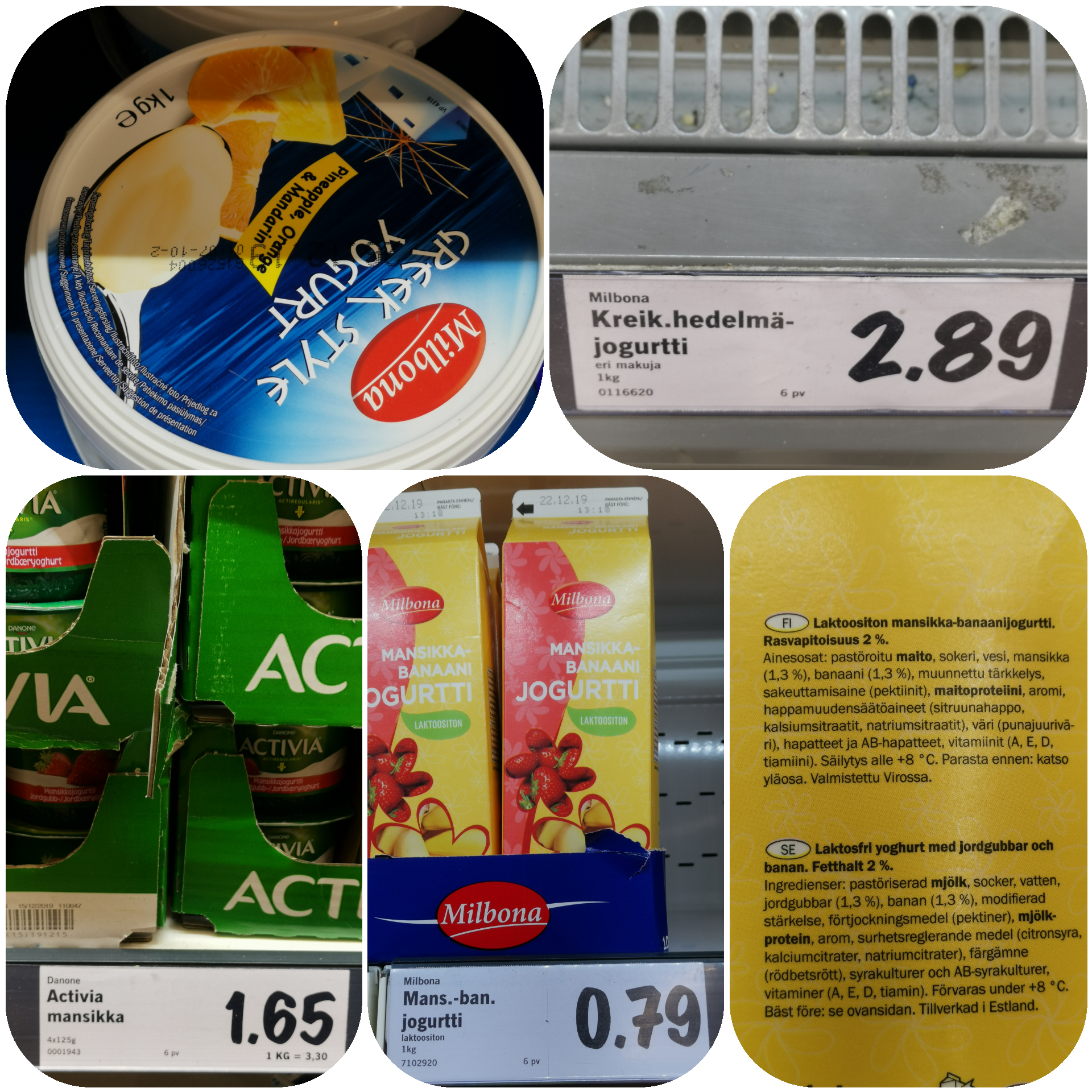 Grocery prices in Finland - My, Finland, Prices, Product Prices, Longpost