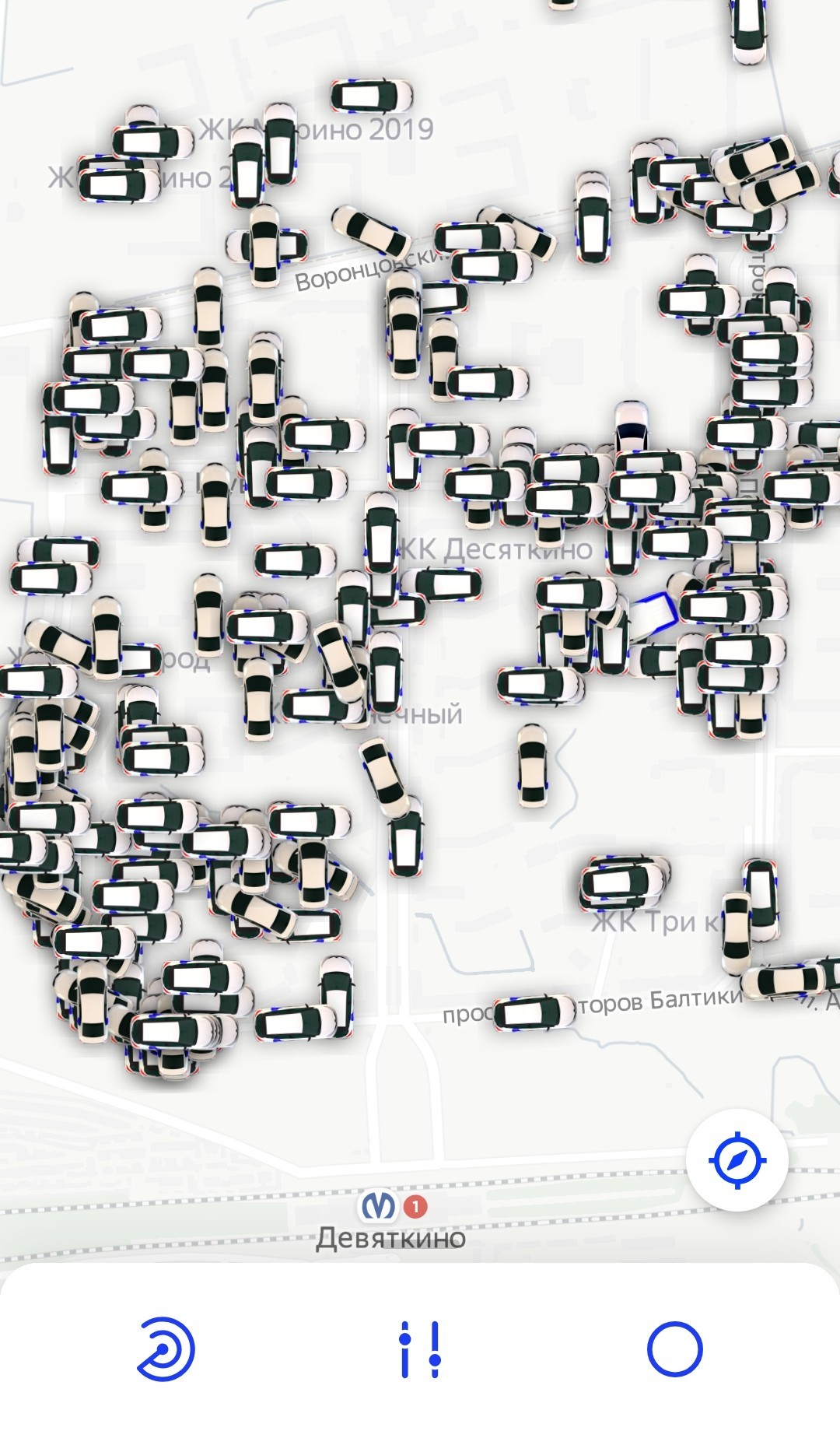 Yandex Drive.))) M. Devyatkino - Yandex Drive, Car sharing