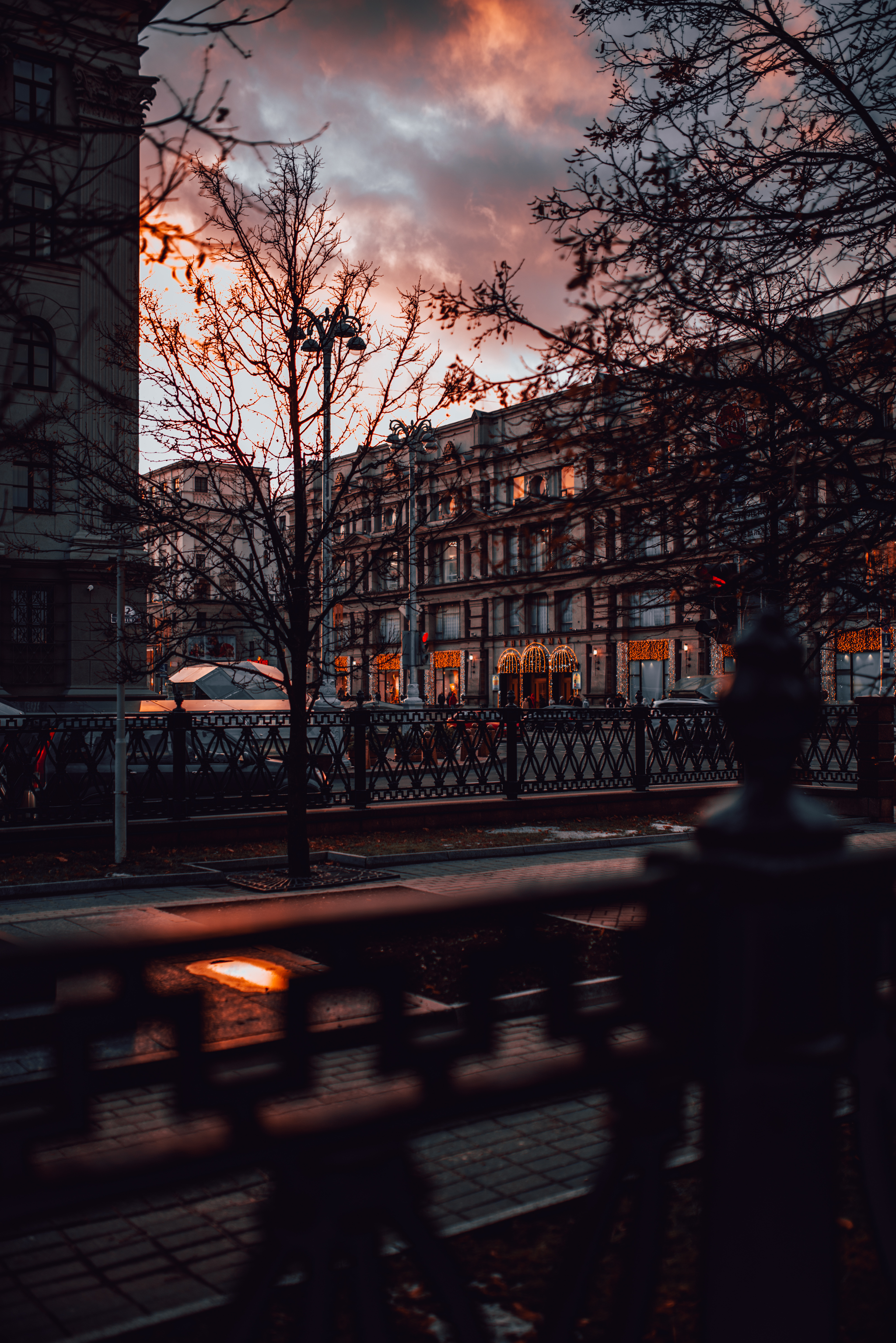 Minsk is beautiful - My, Minsk, Republic of Belarus, The photo, Autumn, Town, Sunset, Coca-Cola, Longpost