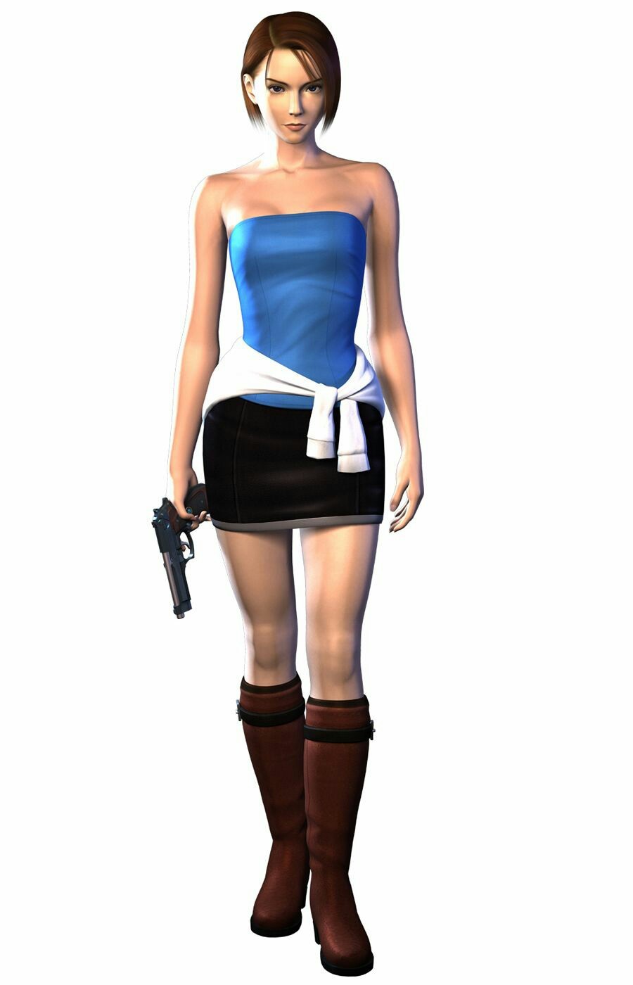 Jill Valentine /RE3 (fanart) - My, Resident evil, Jill valentine, 3D, Zbrush, Daz3dstudio, Longpost