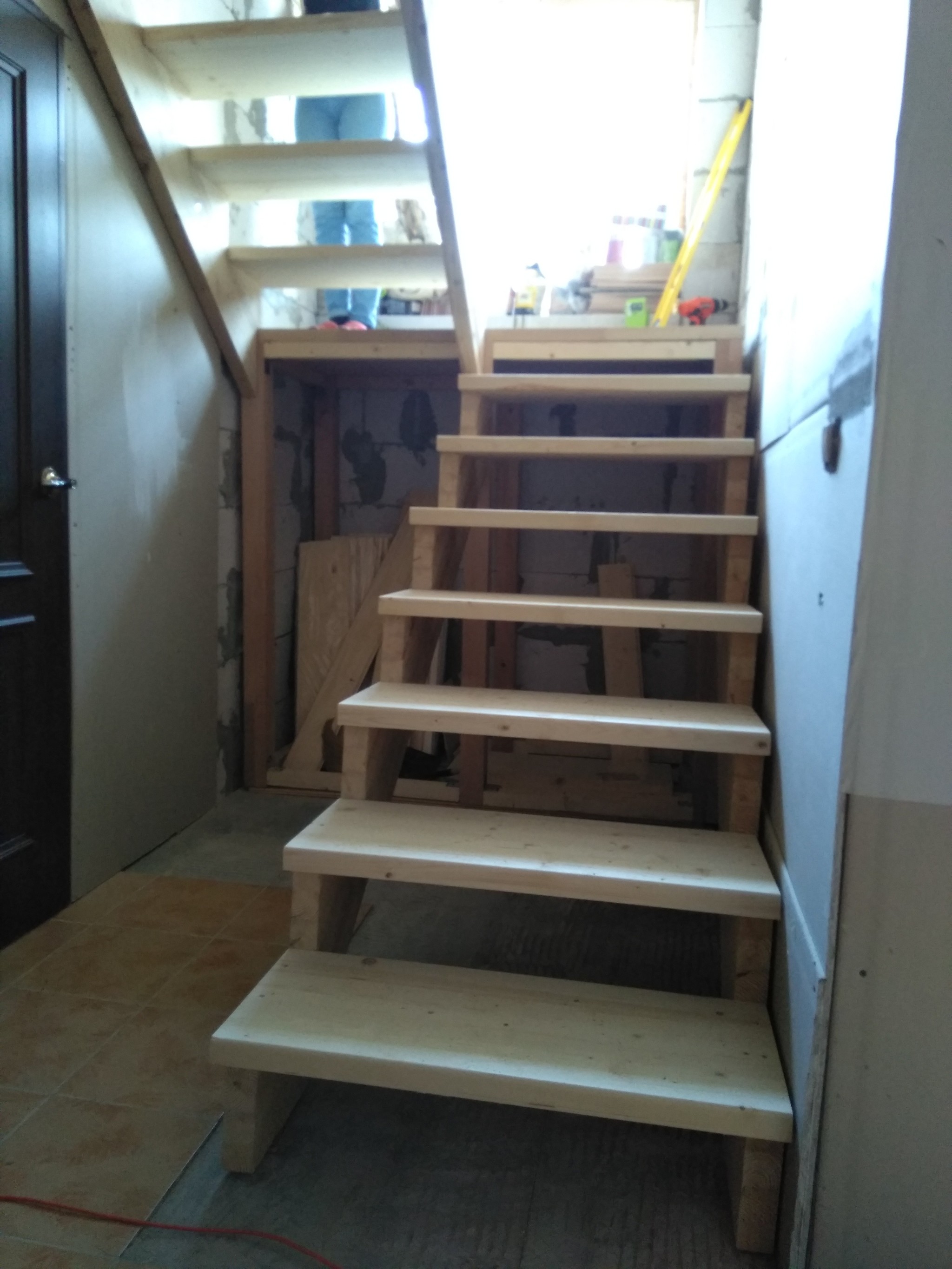 Stairs in two days (almost) - My, Dacha, Building, With your own hands, Stairs, Longpost