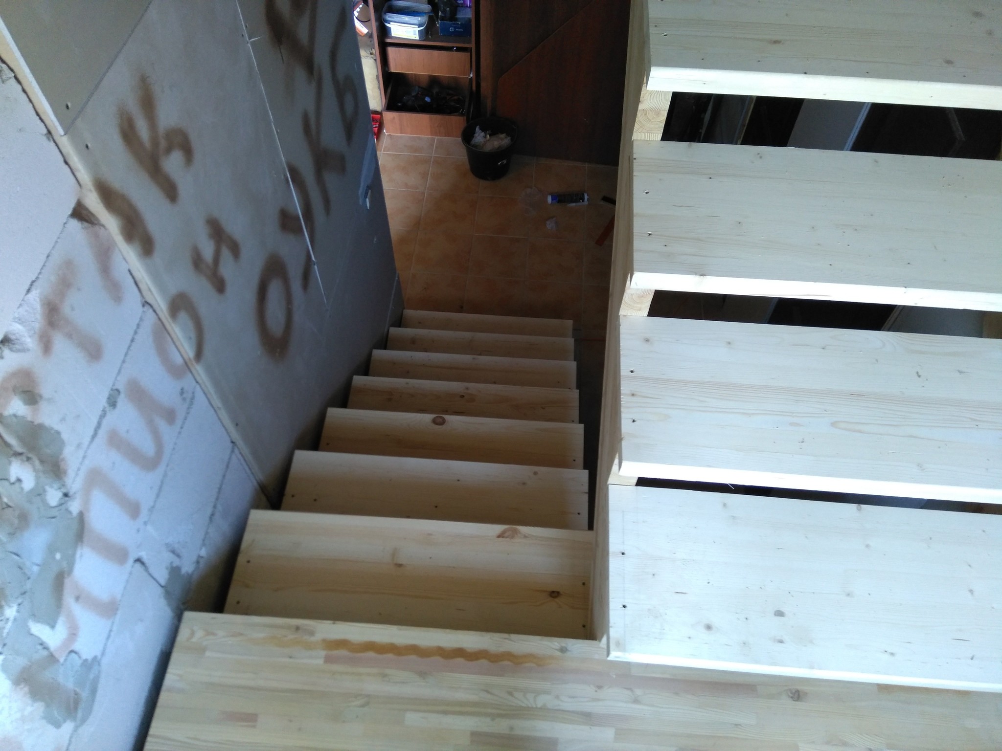 Stairs in two days (almost) - My, Dacha, Building, With your own hands, Stairs, Longpost