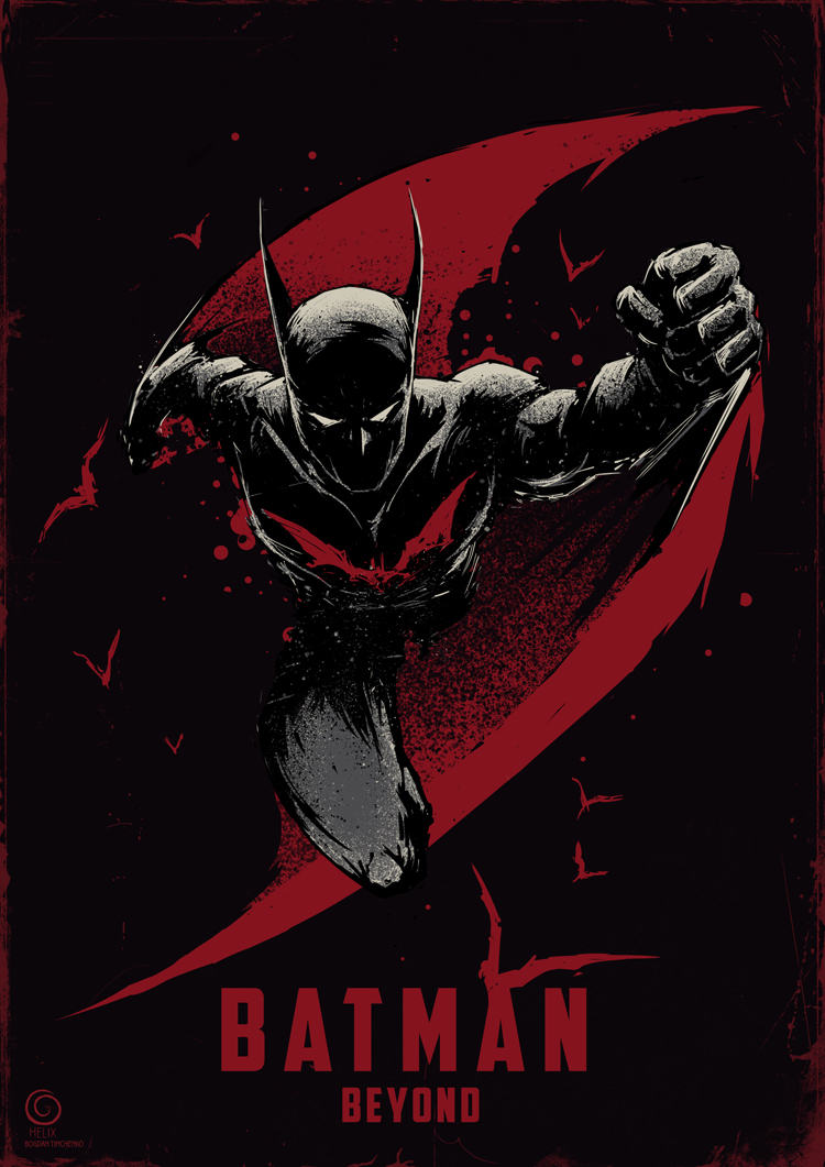 Batman beyond - Моё, Batman Beyond, Бэтмен, DC Comics, Арт