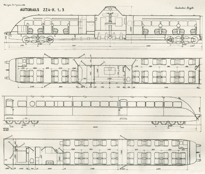 Submarine Bugatti - Railway, Diesel Train, Longpost, Bugatti, France, Industrial Design, Video