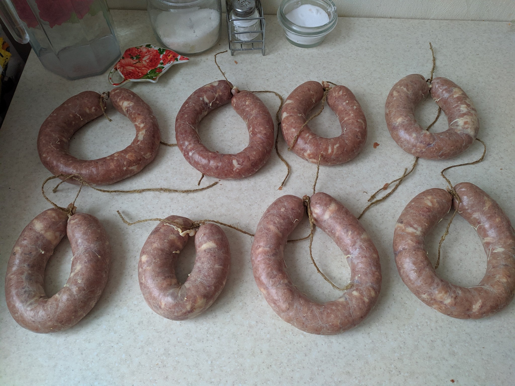 Semi-smoked Krakow sausage - Sausage, Krakow sausage, Smoking, Longpost, Food, Meat, Recipe