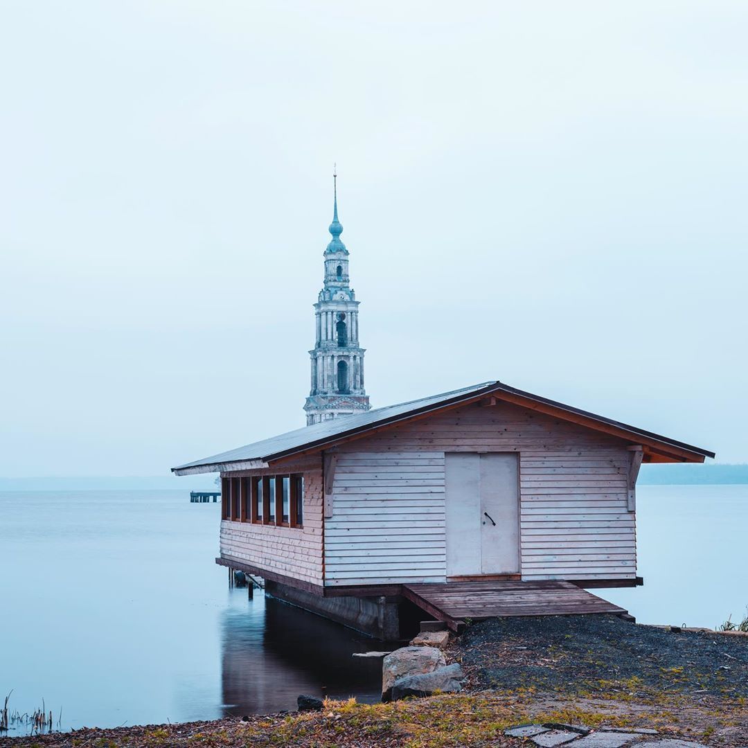 Poor Kalyazin and his amazing bell tower - Kalyazin, Russia, Longpost