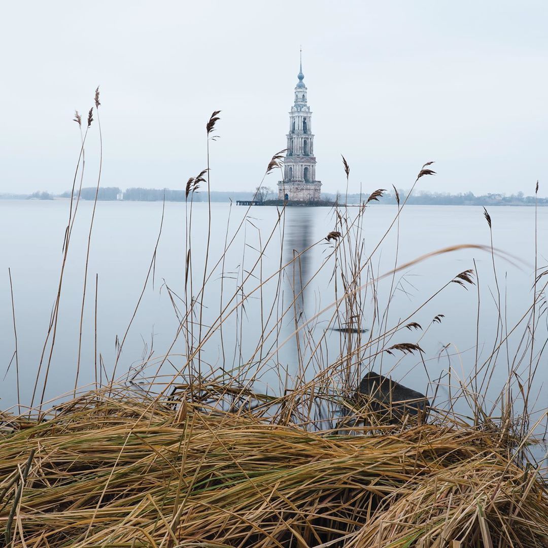 Poor Kalyazin and his amazing bell tower - Kalyazin, Russia, Longpost