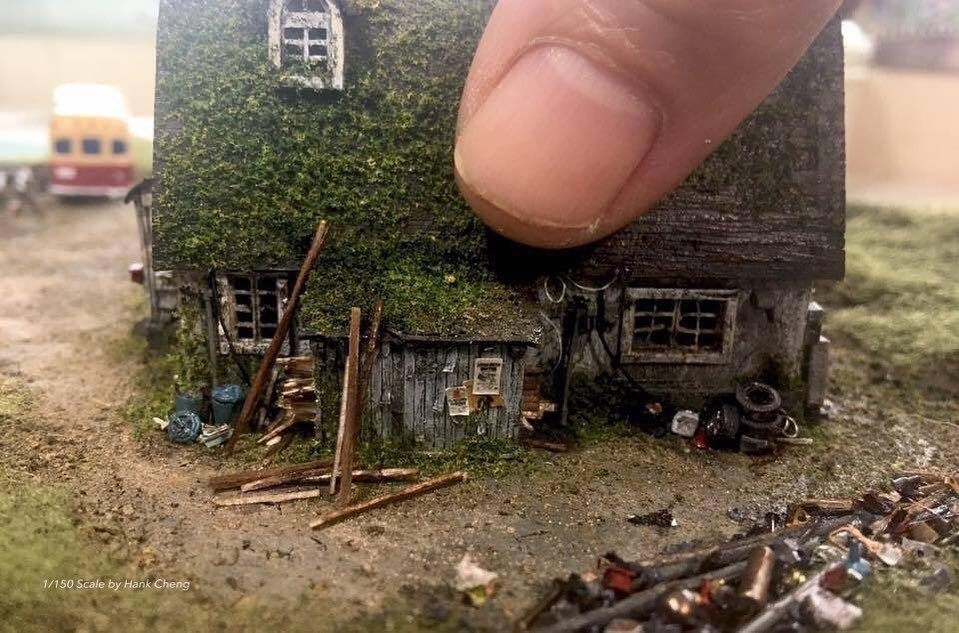 Miniature models Hank Cheng - Miniature, Stand modeling, Transport, The street, House, Artist, Taiwan, The photo, Longpost