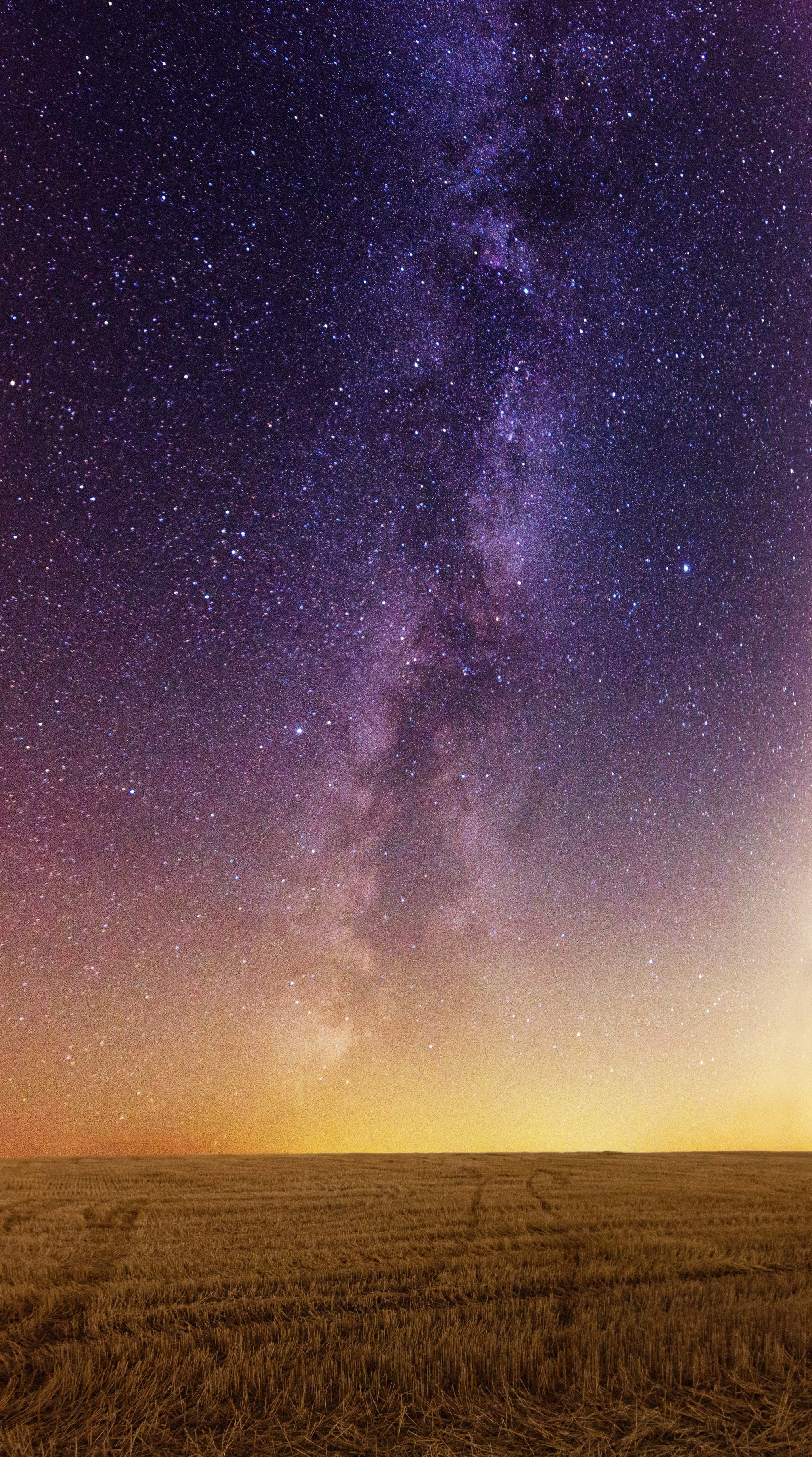 The Milky Way over the field after the end of the harvest. Part 2 - Panorama - My, Astrophoto, Milky Way, Stars, Space, Панорама