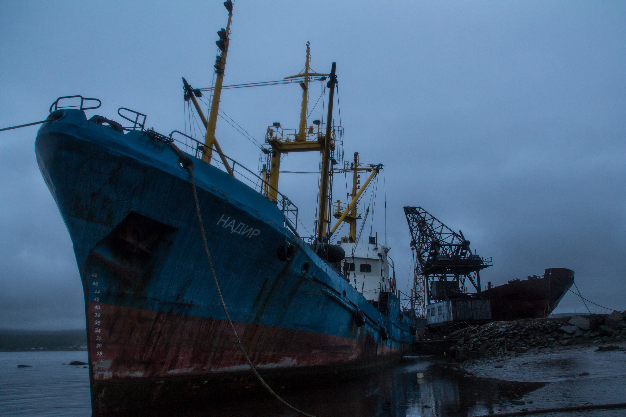 Ship remains in Murmansk - My, Longpost, Ship, Abandoned, Murmansk, Tourism, Urbanfact