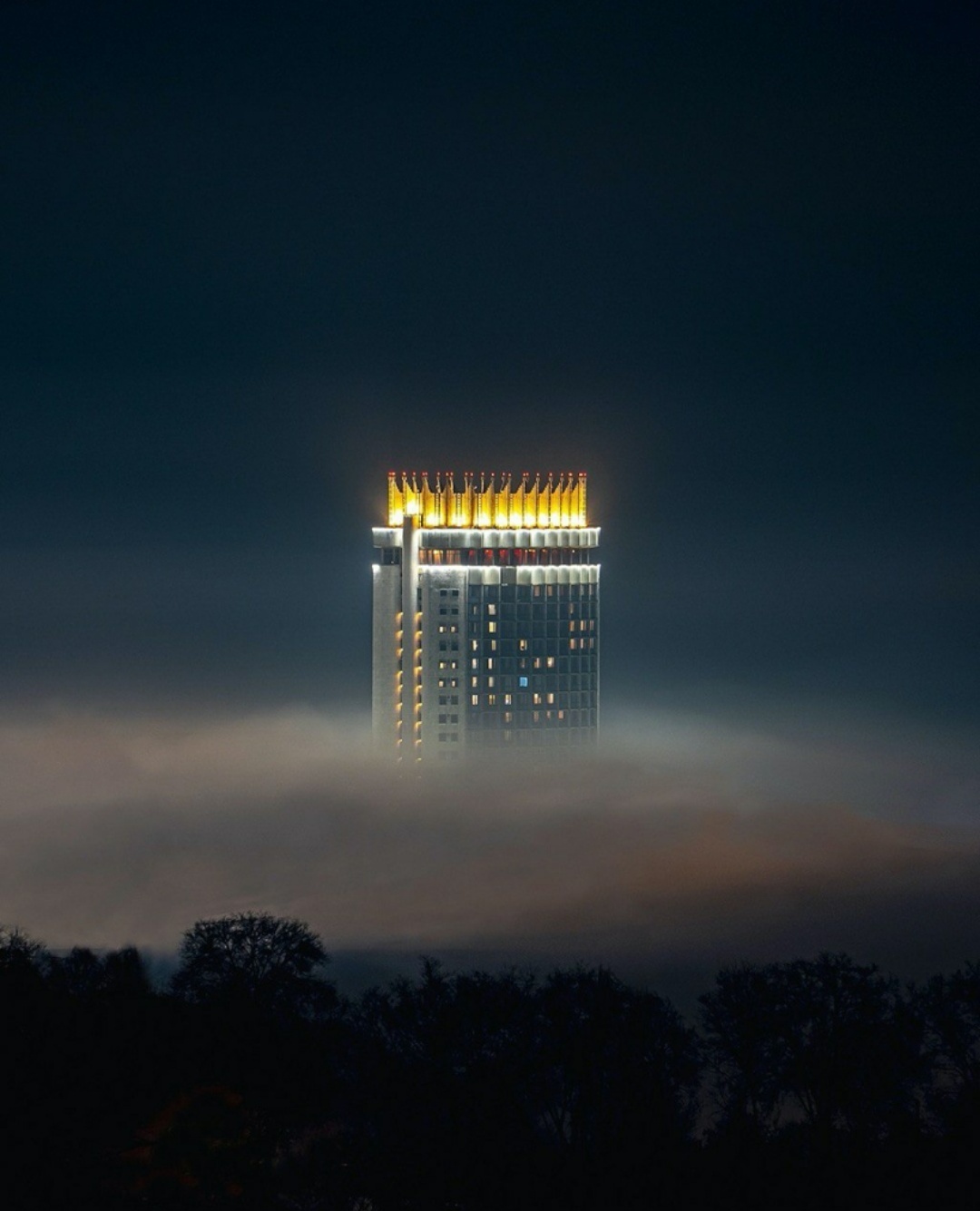 Fog in Almaty - Images, Almaty, Fog, Video, Longpost