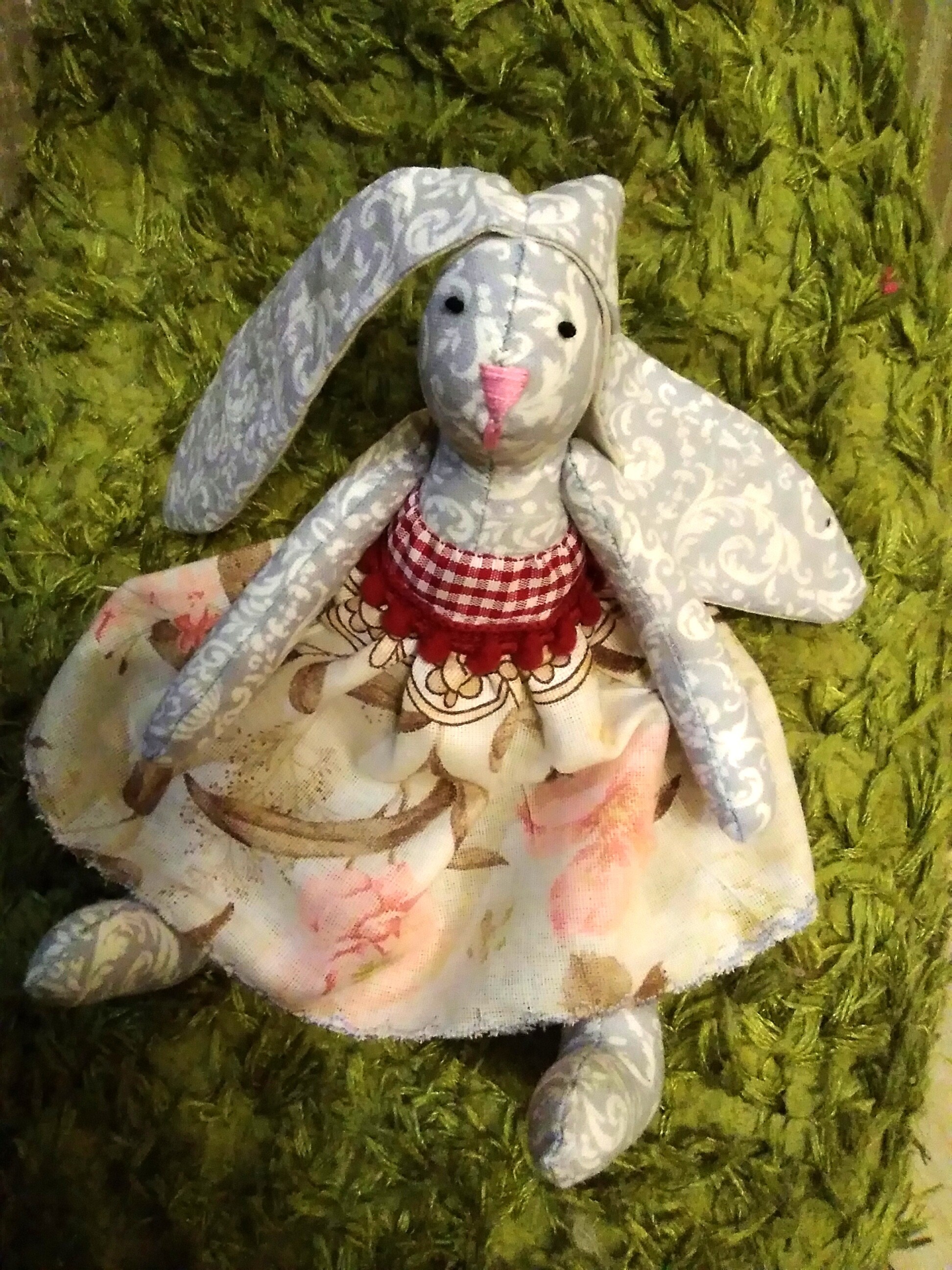 Tilda hare - My, Hare-Tilda, Tilde, Needlework with process, Longpost