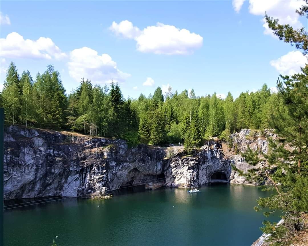 Ruskeala marble quarry of exceptional beauty - Marble, Career, Place, Russia, Video, Longpost