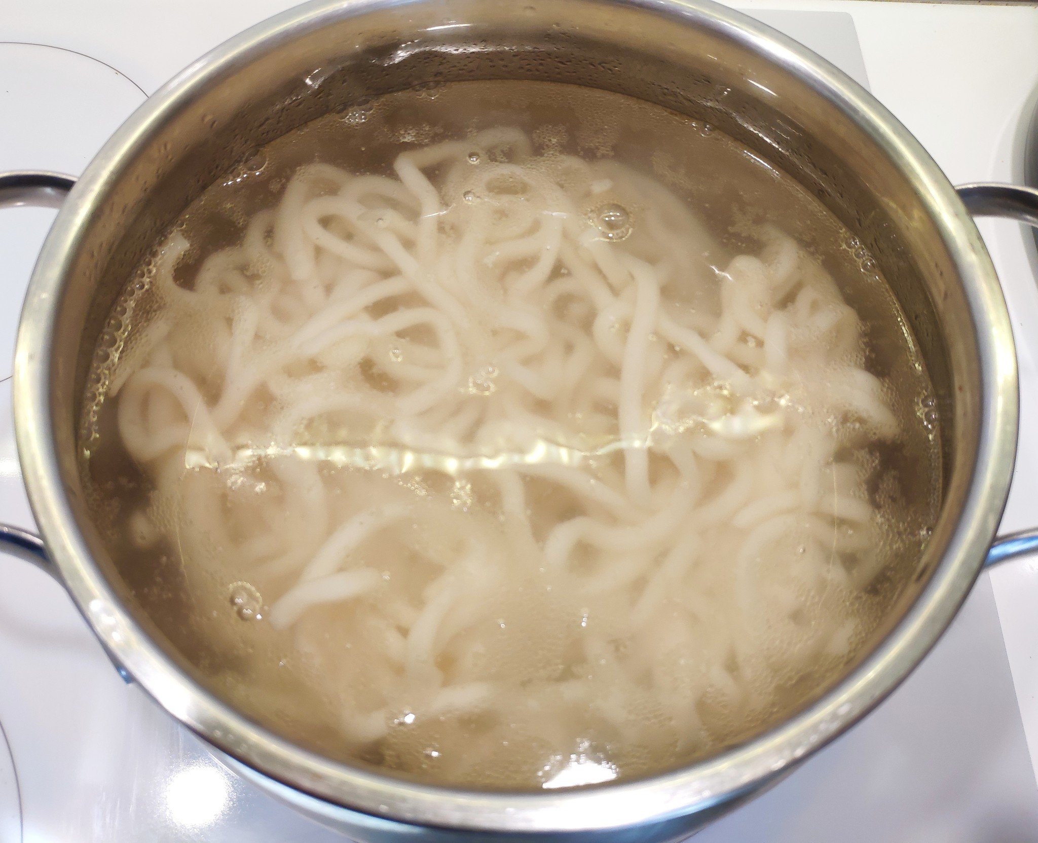 Doshiracology? Experiment on leveling up Nongshim Udon Japanese Style - My, Doshirakology, Noodles, Korean food, Cooking, Tentacles, Doshirak, Food, Longpost