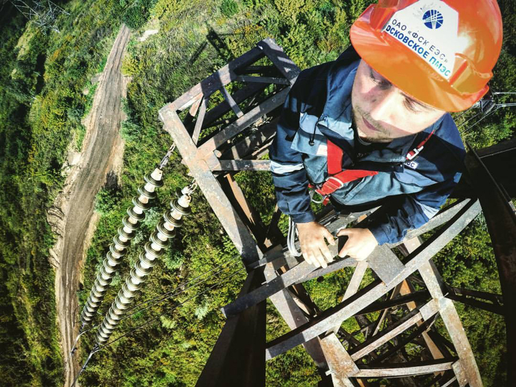 Some working moments of an electrician - My, Power lines, Height, Electrician, Work, Longpost