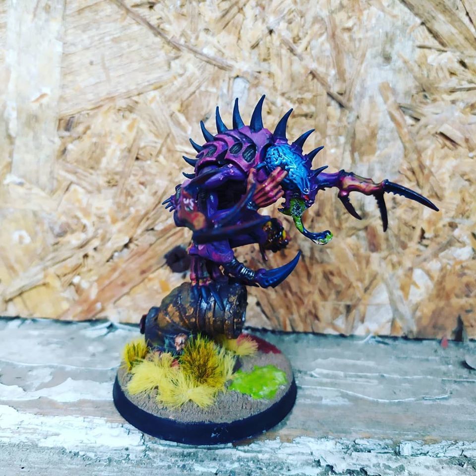 Genestealer Patriarch - My, Wh miniatures, Genestealer Cults, Warhammer 40k, Tabletop, Miniature, Longpost