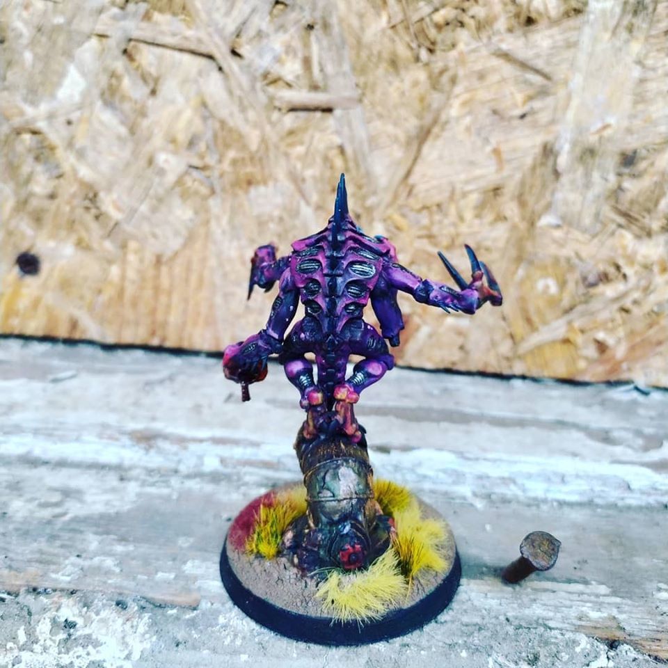 Genestealer Patriarch - My, Wh miniatures, Genestealer Cults, Warhammer 40k, Tabletop, Miniature, Longpost