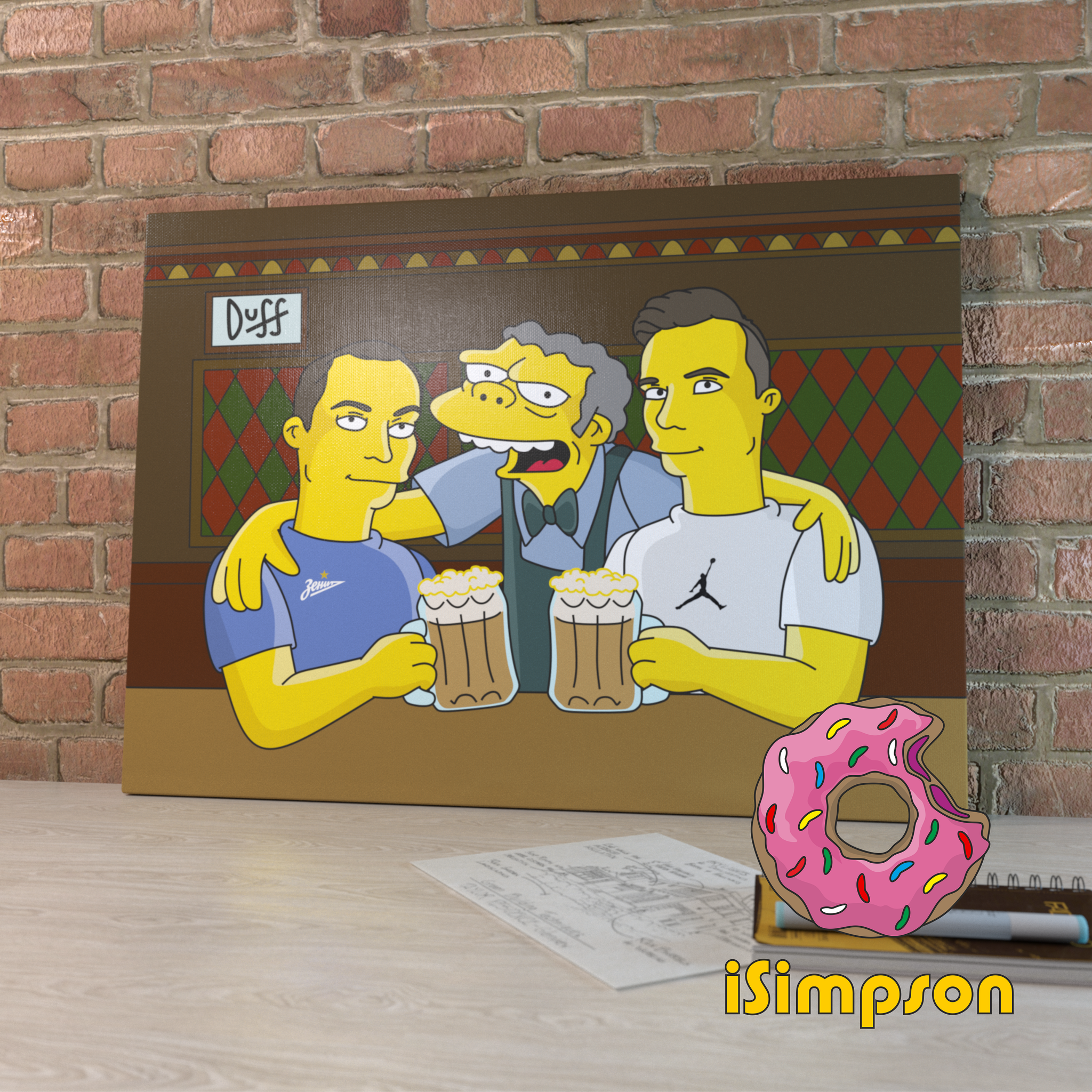 Portraits in The Simpsons style - My, Portrait, Presents, Longpost