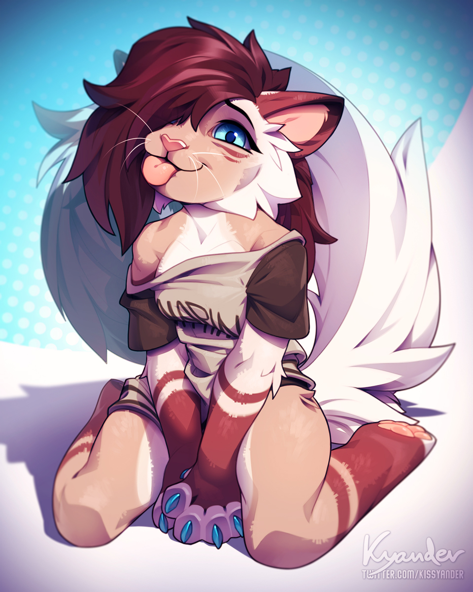 Skyla - Furry, Art, Kyander