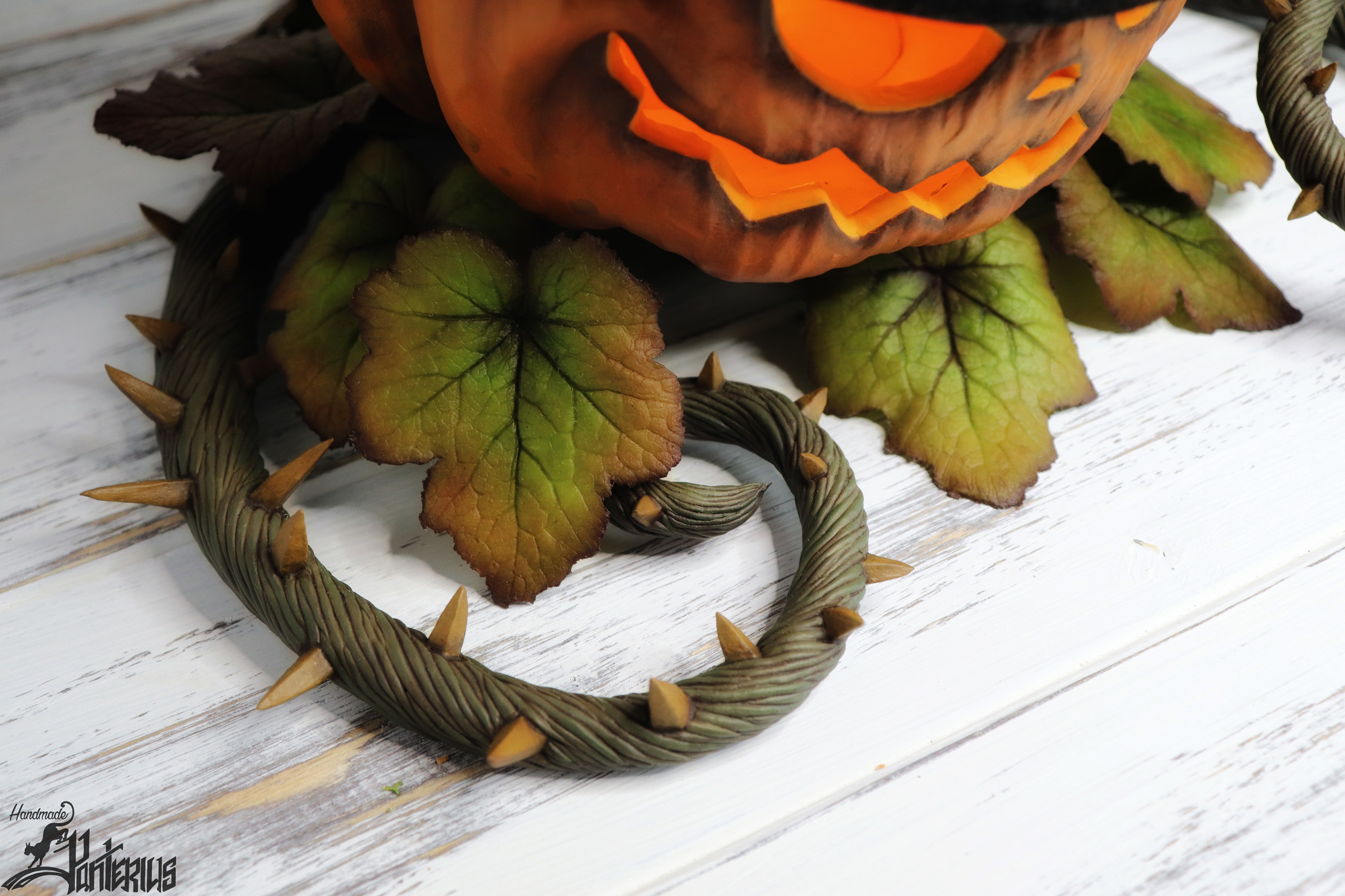 Sinister Pumpkin - My, Figurines, Night light, Pumpkin, Handmade, Longpost, Needlework with process, World of warcraft