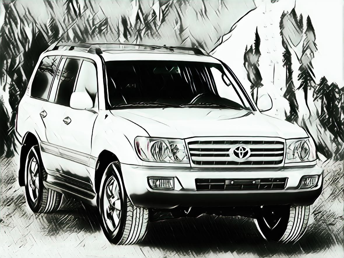 Toyota Land Cruiser, 2000 г.в - Моё, Найдено, Угон машины