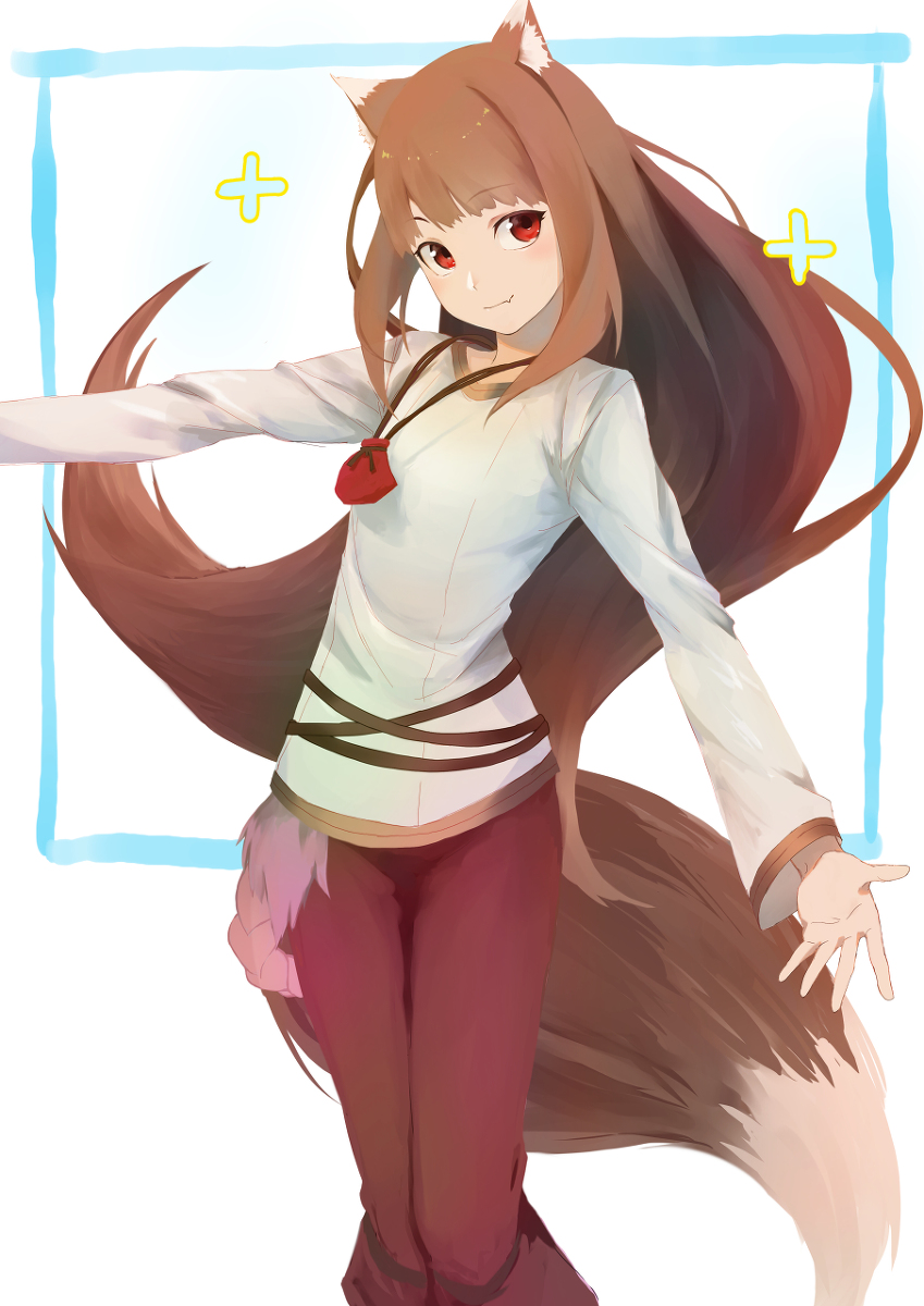 Holochka - Anime art, Anime, Holo, Spice and wolf, Dobutsu