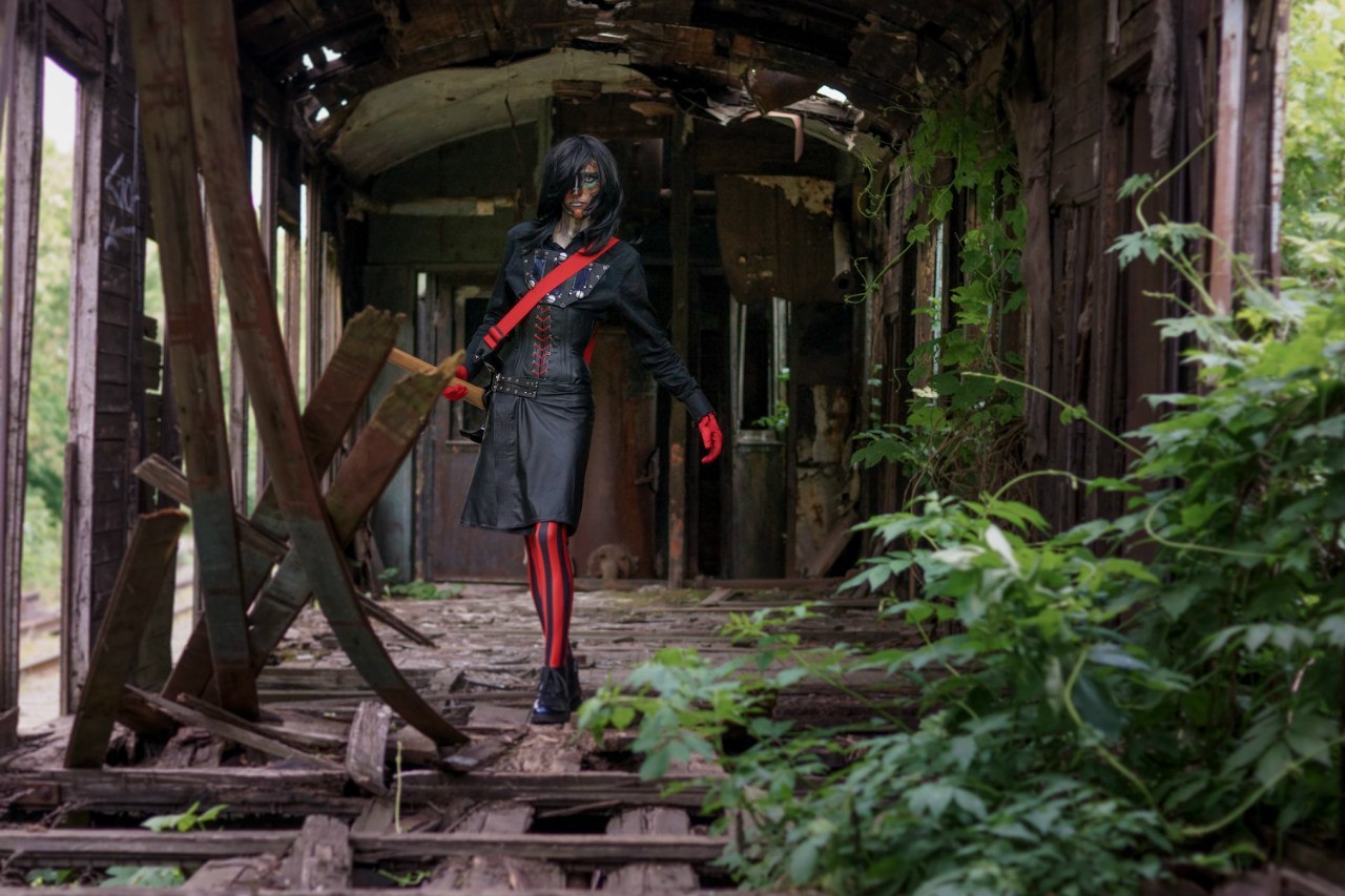 Cosplay Rabbit from Steam Powered Giraffe - My, Cosplay, Steam Powered Giraffe, Music, Leather, A train, Rostov-on-Don, Tanibata, Steampunk, Longpost