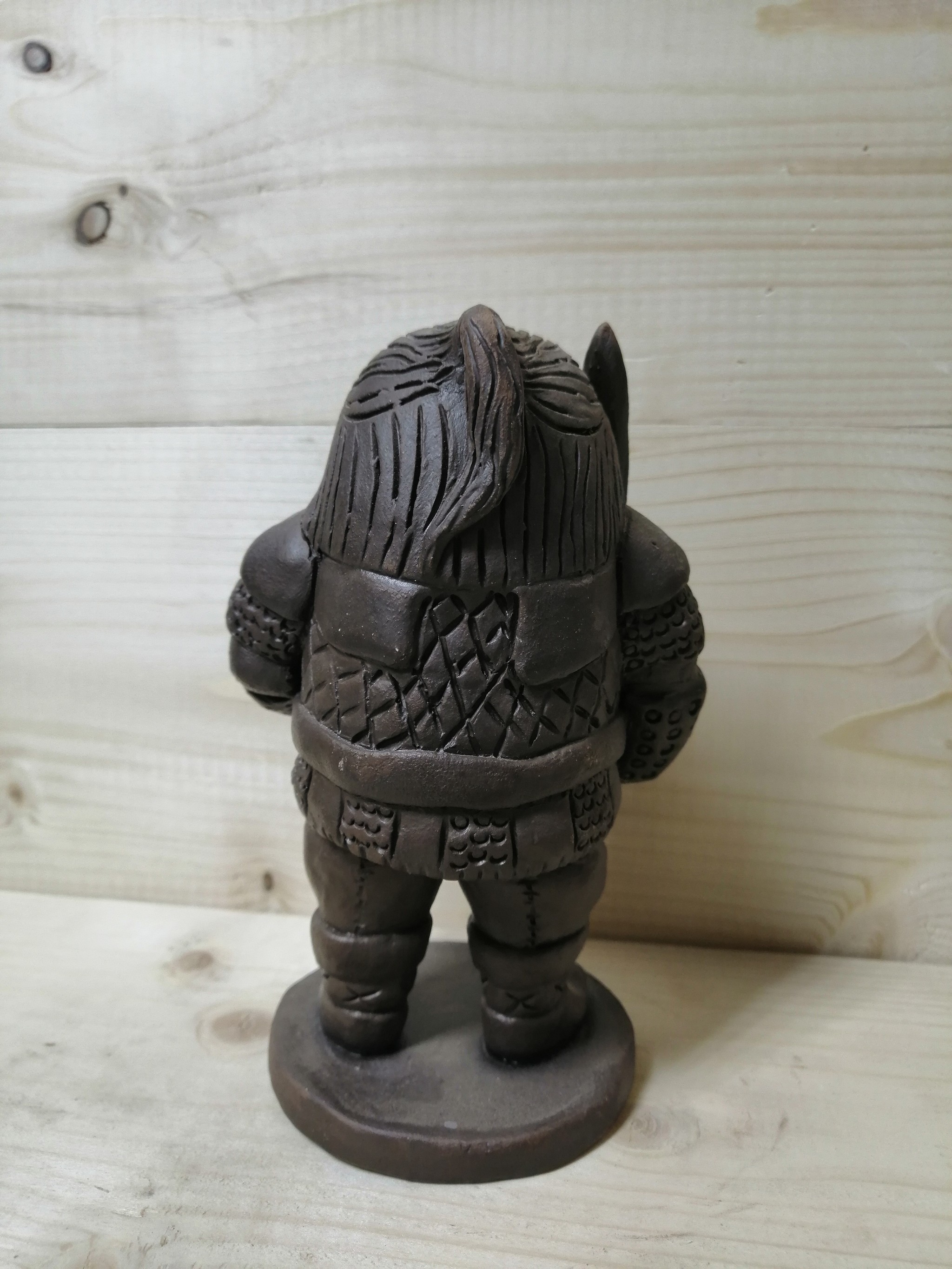 Uncle Vesemir ceramic - My, Ceramics, Needlework, Witcher, Figurines, Longpost, Vesemir