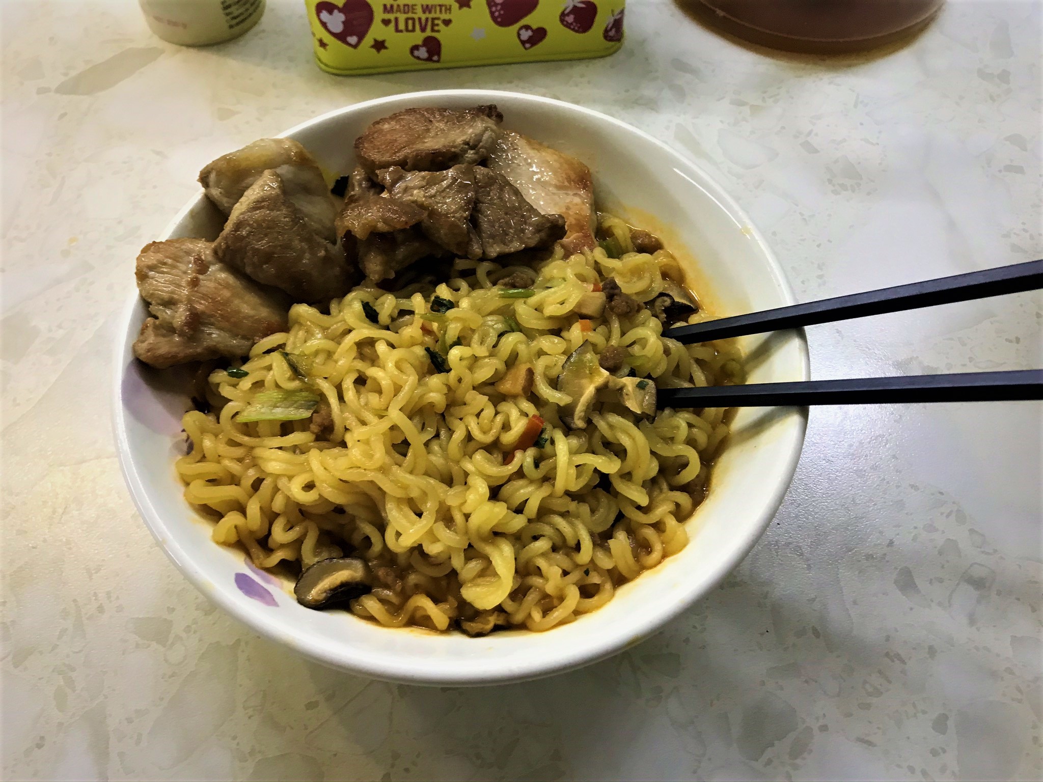 Red Doshik at maximum speed - Nongshim Shin Ramyun BLACK - My, Ramen, Doshirakology, Noodles, Overview, Longpost