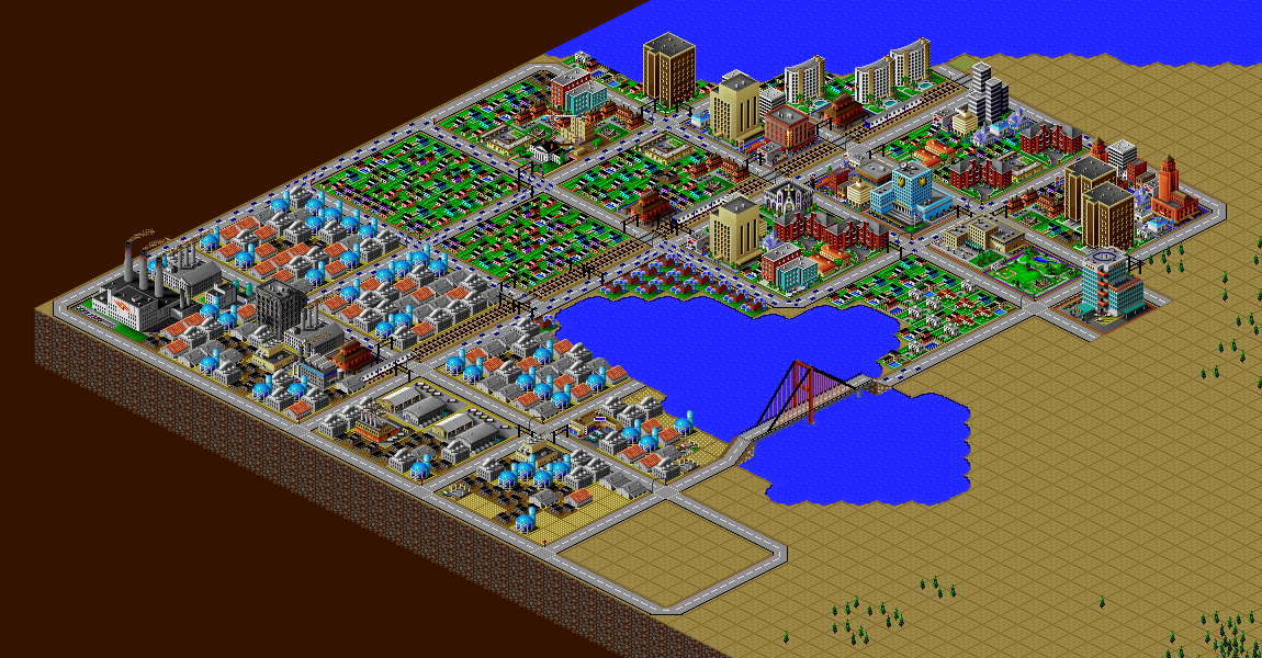 Completed the computer city after twenty years - My, Simcity 2000, Find, Nostalgia, Children's drawings, Remembering old games, City-building simulator, GIF, Longpost