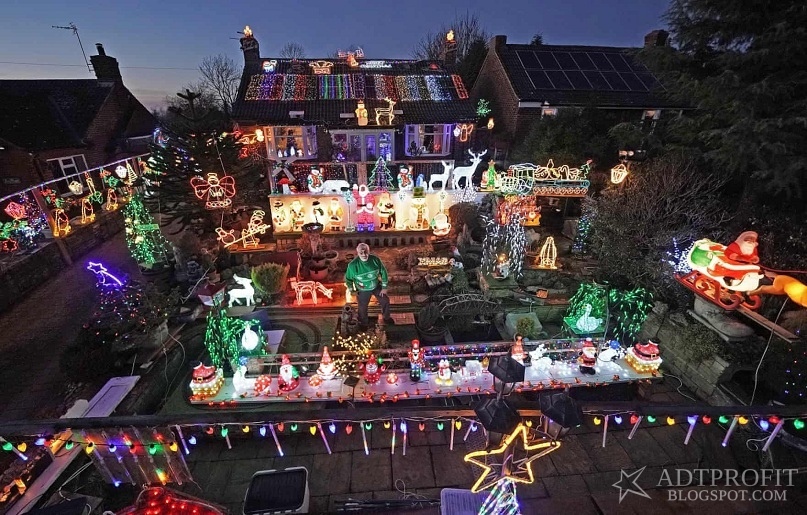 Christmas lights in Britain - Christmas, Great Britain, beauty, New Year, Longpost