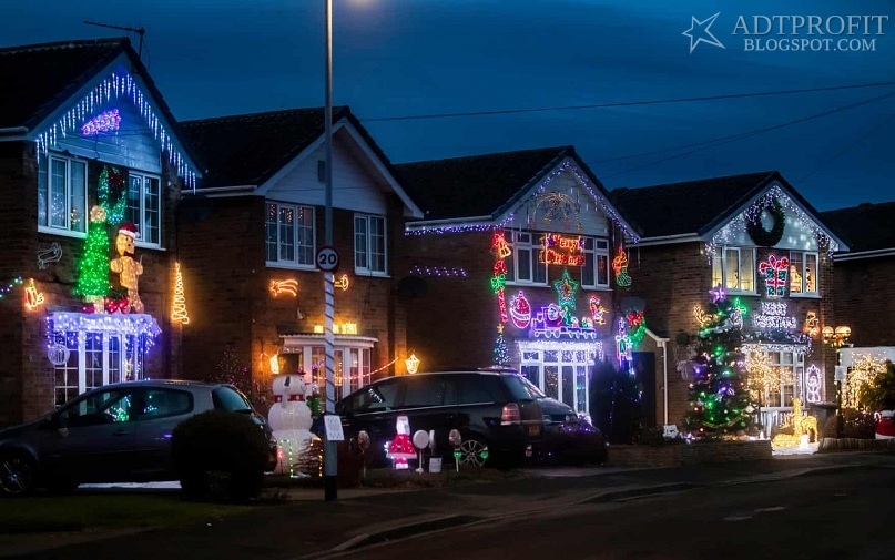 Christmas lights in Britain - Christmas, Great Britain, beauty, New Year, Longpost