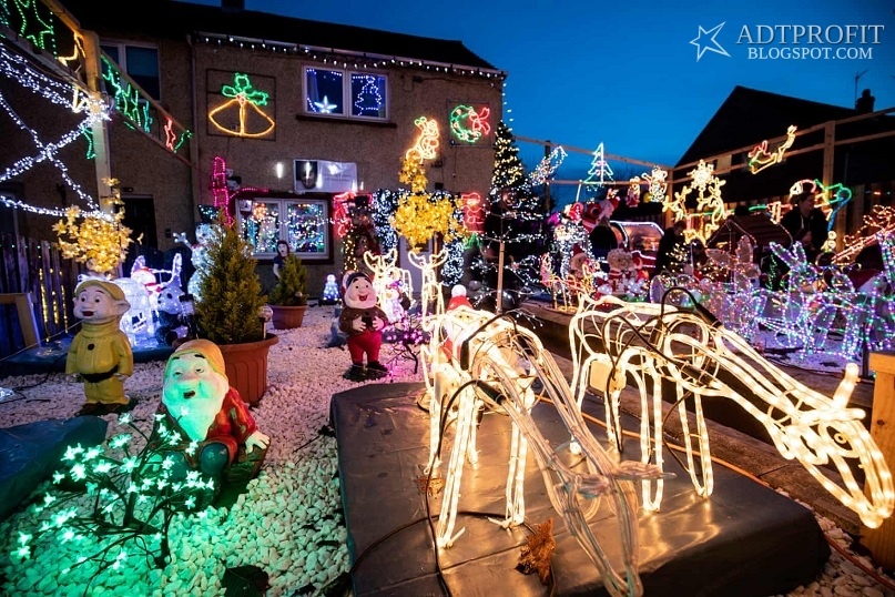 Christmas lights in Britain - Christmas, Great Britain, beauty, New Year, Longpost