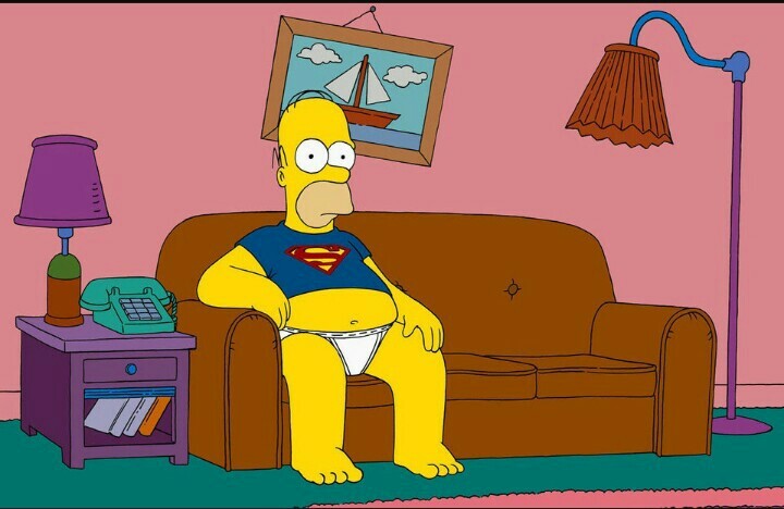 New Year's weekend. Expectation and reality - The Simpsons, Laziness, Weekend, Longpost