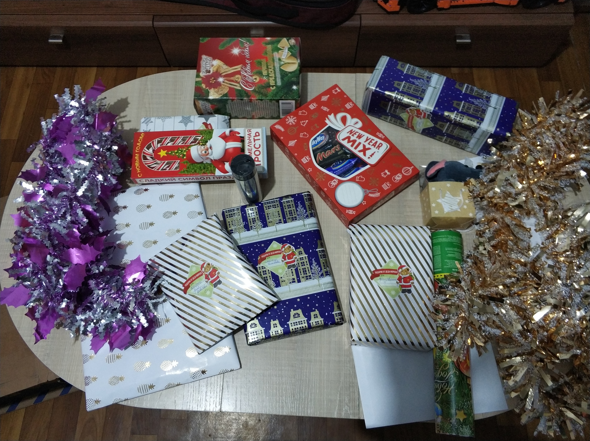 New Year's miracle from Moscow to Tyumen - My, Gift exchange, Gift exchange report, Secret Santa, Longpost, New Year's gift exchange