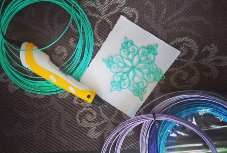 New Year's mood with a 3D pen, or “3D welding” of snowflakes - My, 3D pen, Crafts, Needlework, Hobby, Snowflake, Handmade, Longpost, Needlework with process